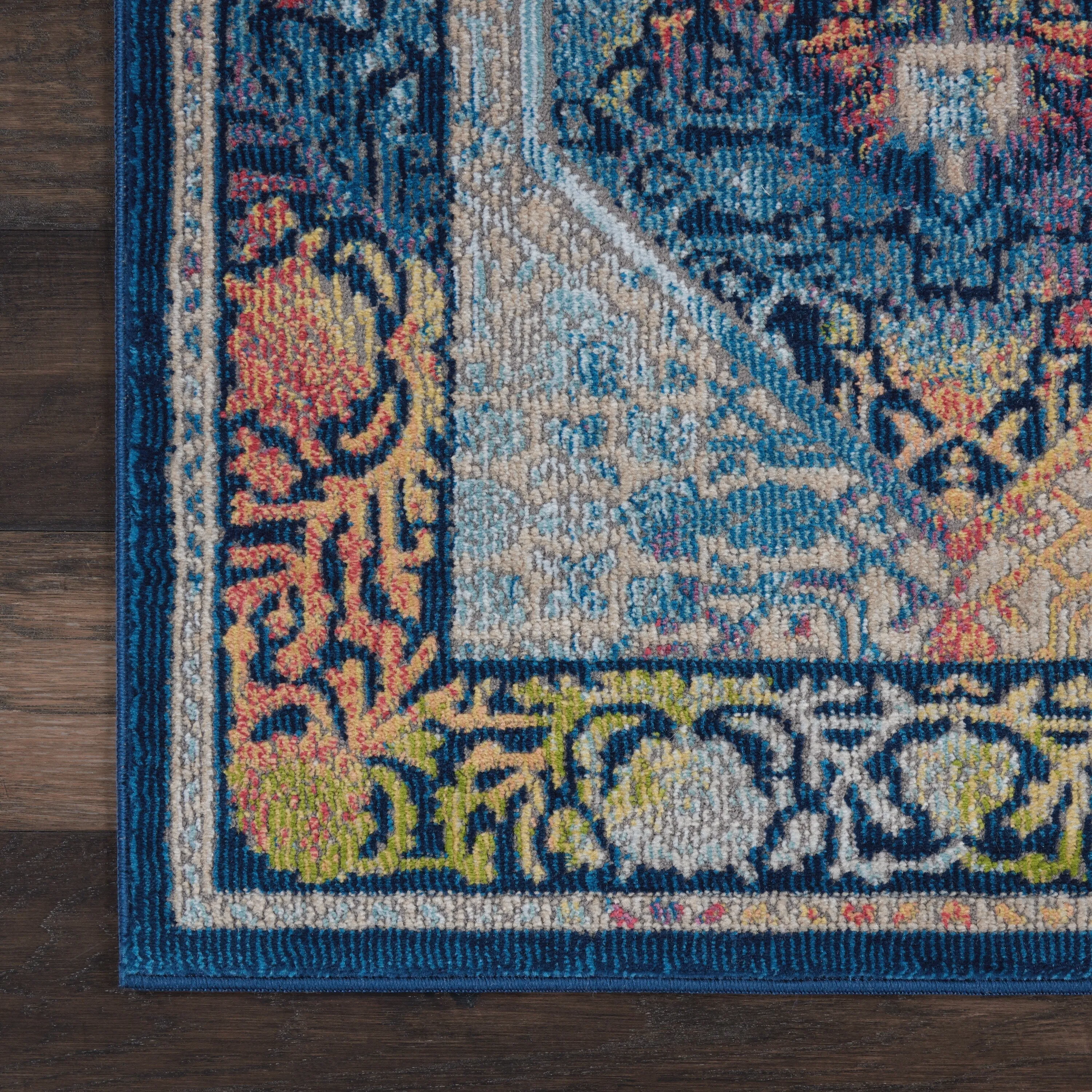 Nourison Global Vintage Medallion Boho Moroccan Area Rug
