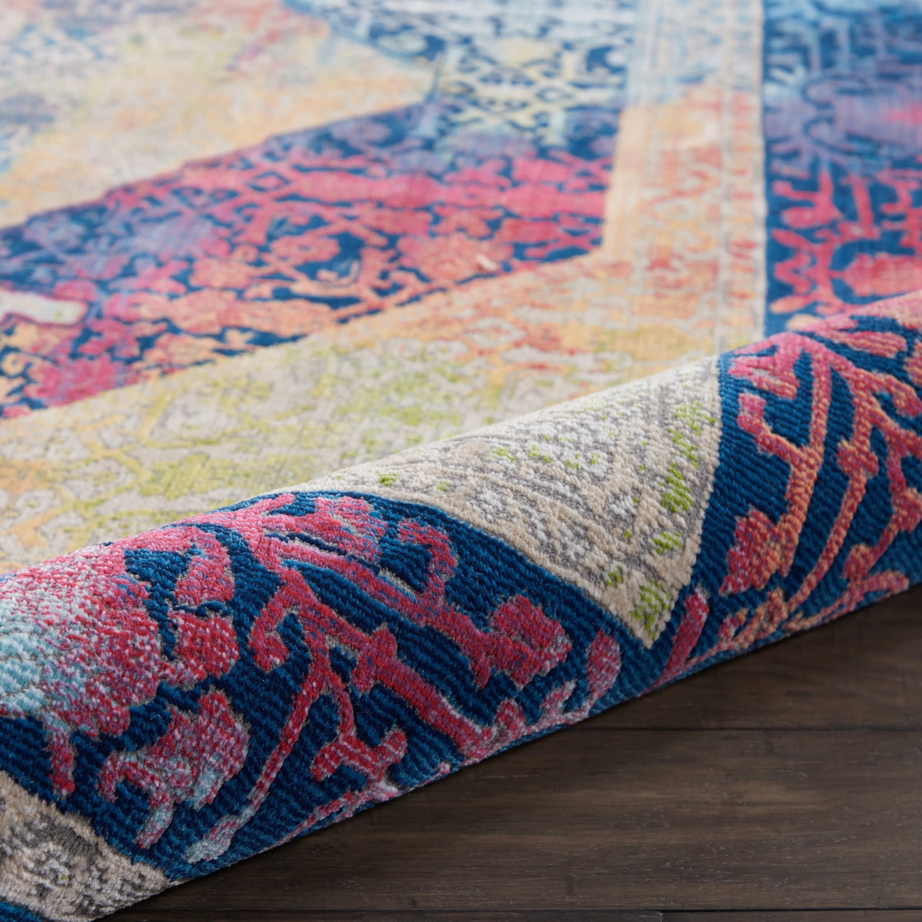 Nourison Global Vintage Medallion Boho Moroccan Area Rug
