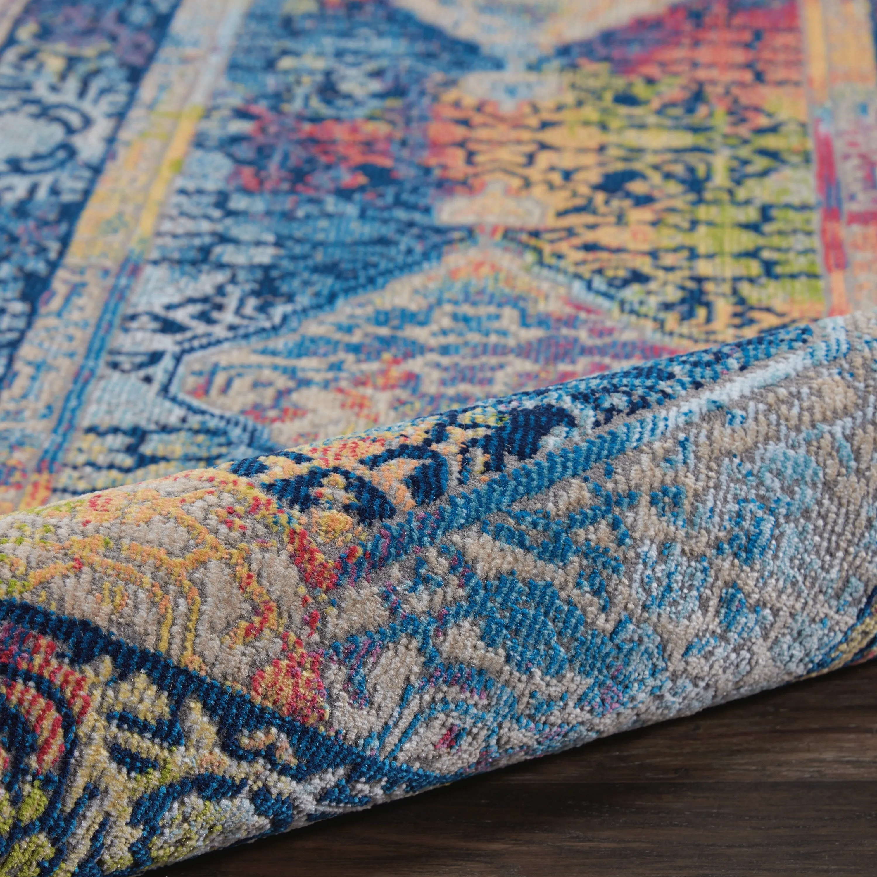 Nourison Global Vintage Medallion Boho Moroccan Area Rug