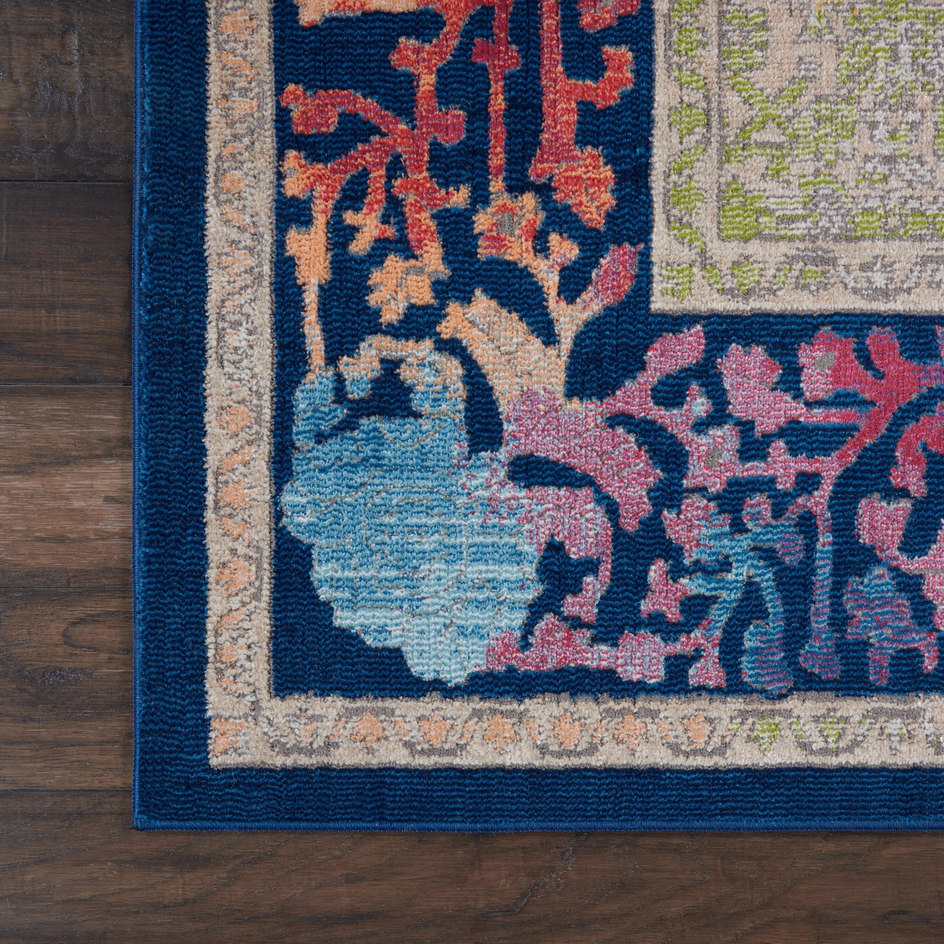 Nourison Global Vintage Medallion Boho Moroccan Area Rug