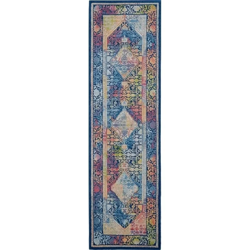 Nourison Global Vintage Medallion Boho Moroccan Area Rug