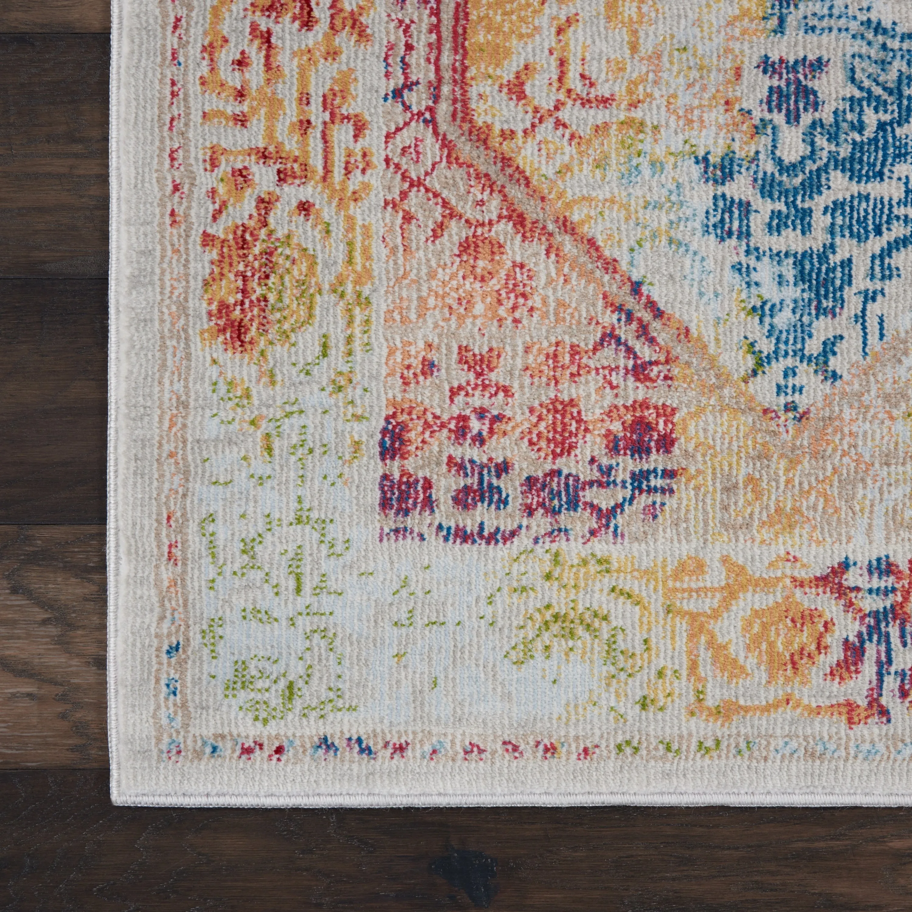 Nourison Global Vintage Medallion Boho Moroccan Area Rug