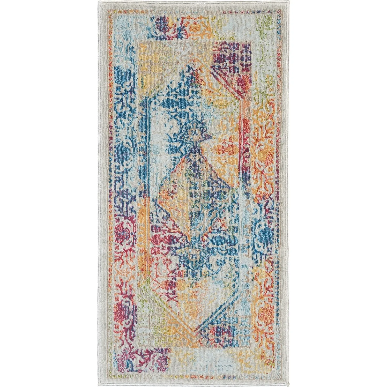 Nourison Global Vintage Medallion Boho Moroccan Area Rug