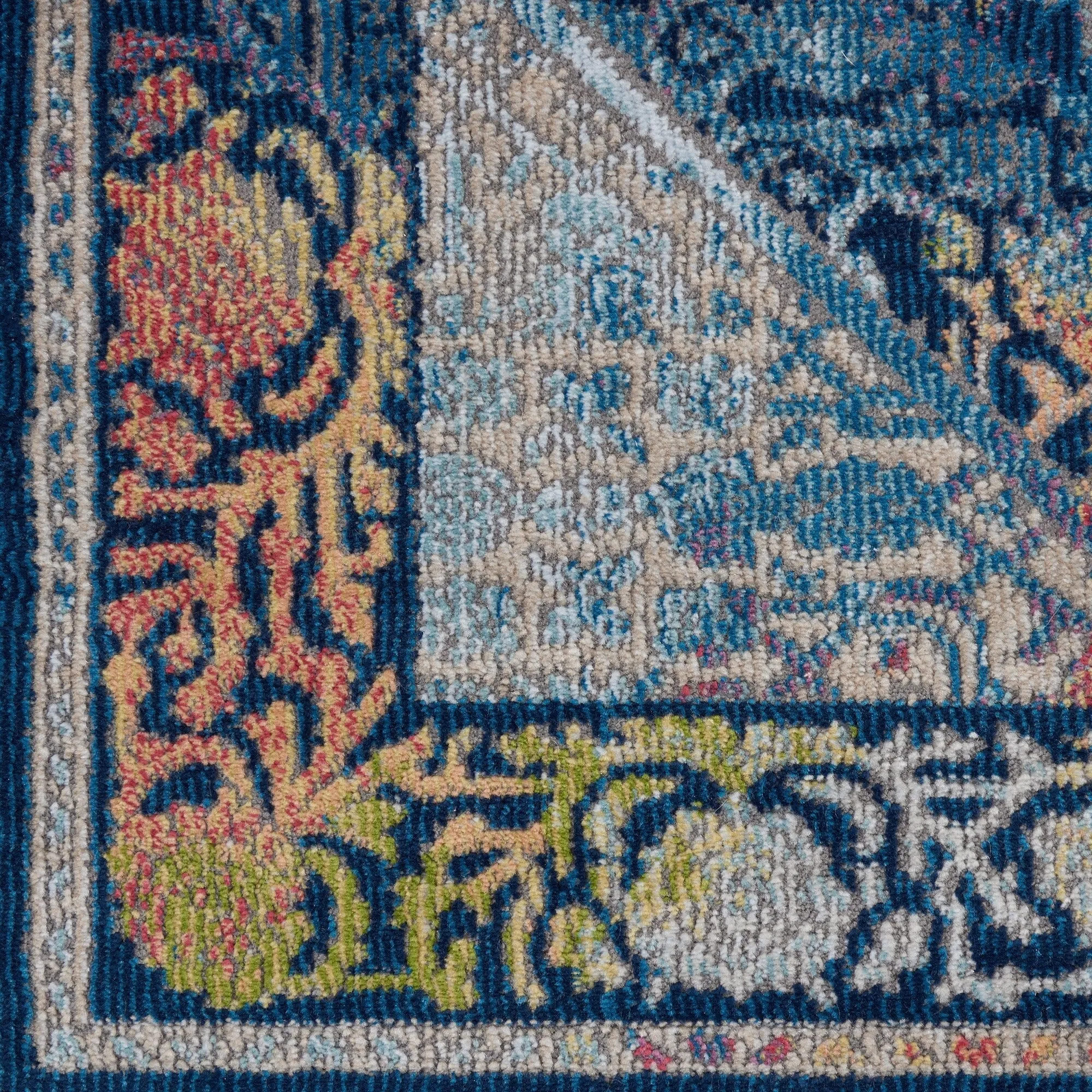 Nourison Global Vintage Medallion Boho Moroccan Area Rug