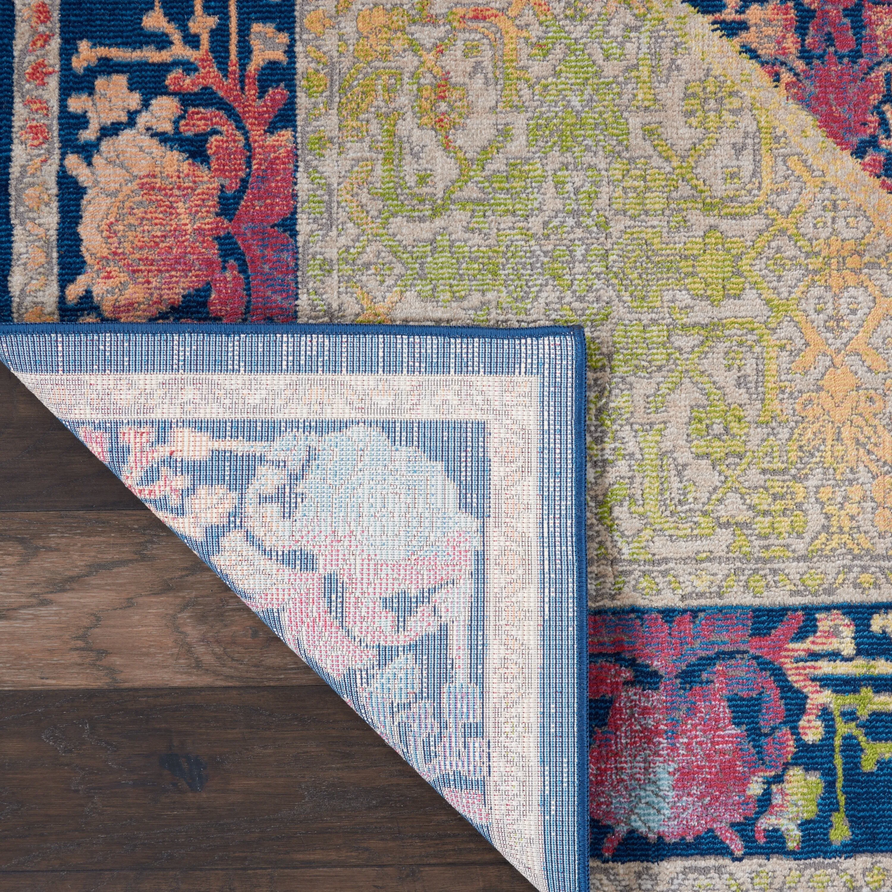 Nourison Global Vintage Medallion Boho Moroccan Area Rug