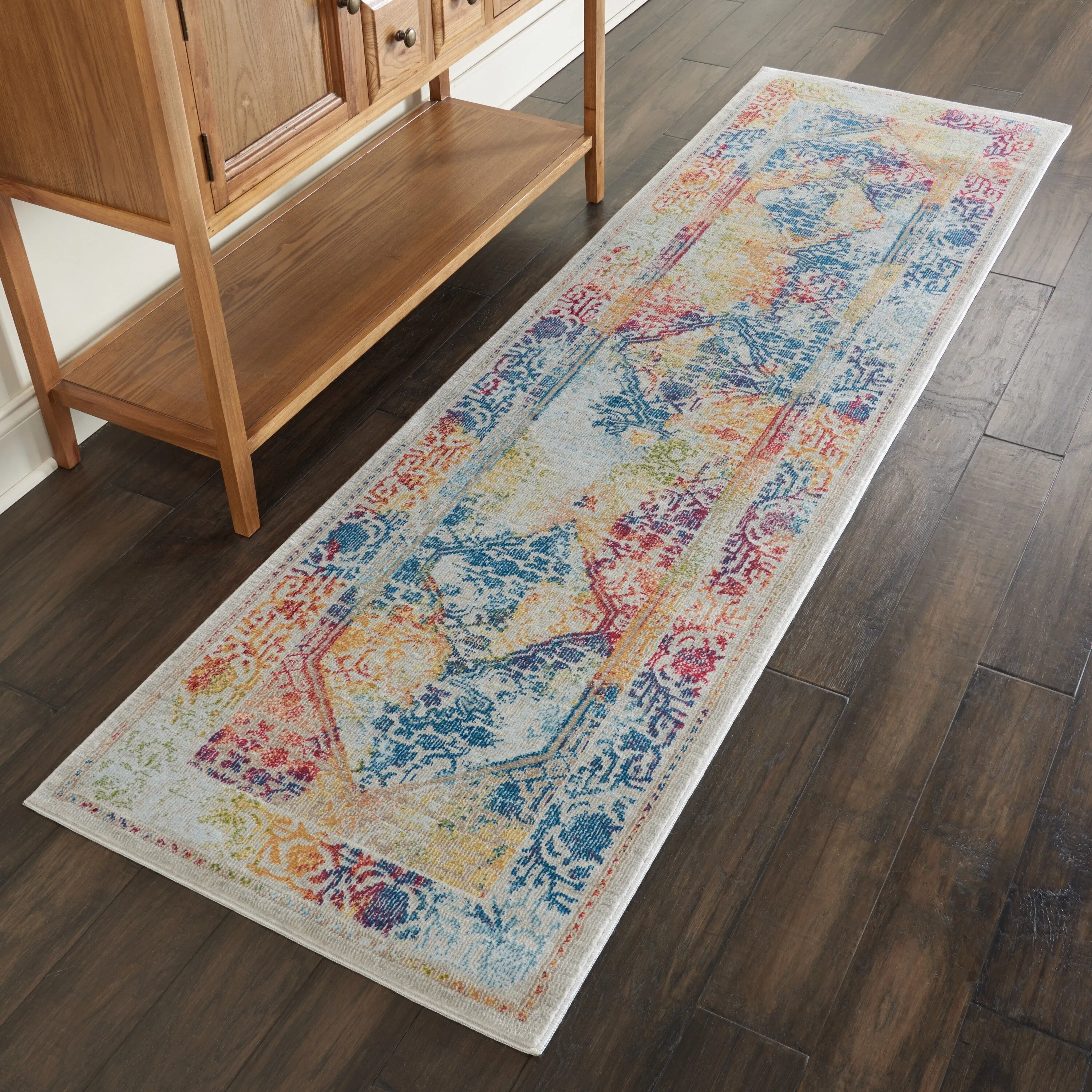 Nourison Global Vintage Medallion Boho Moroccan Area Rug