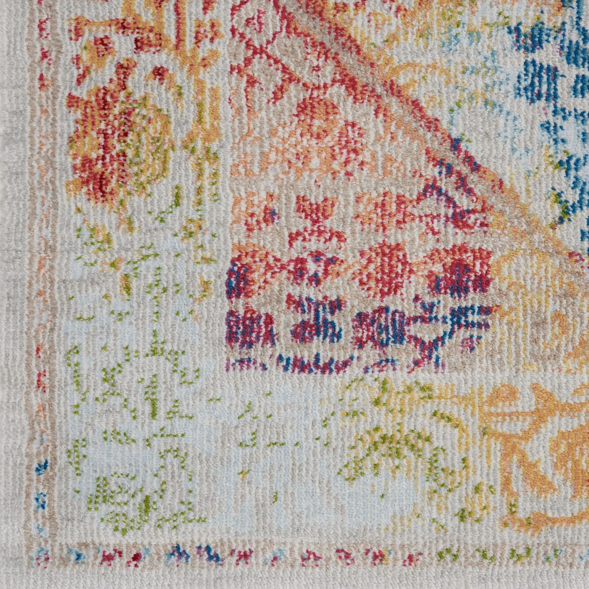 Nourison Global Vintage Medallion Boho Moroccan Area Rug