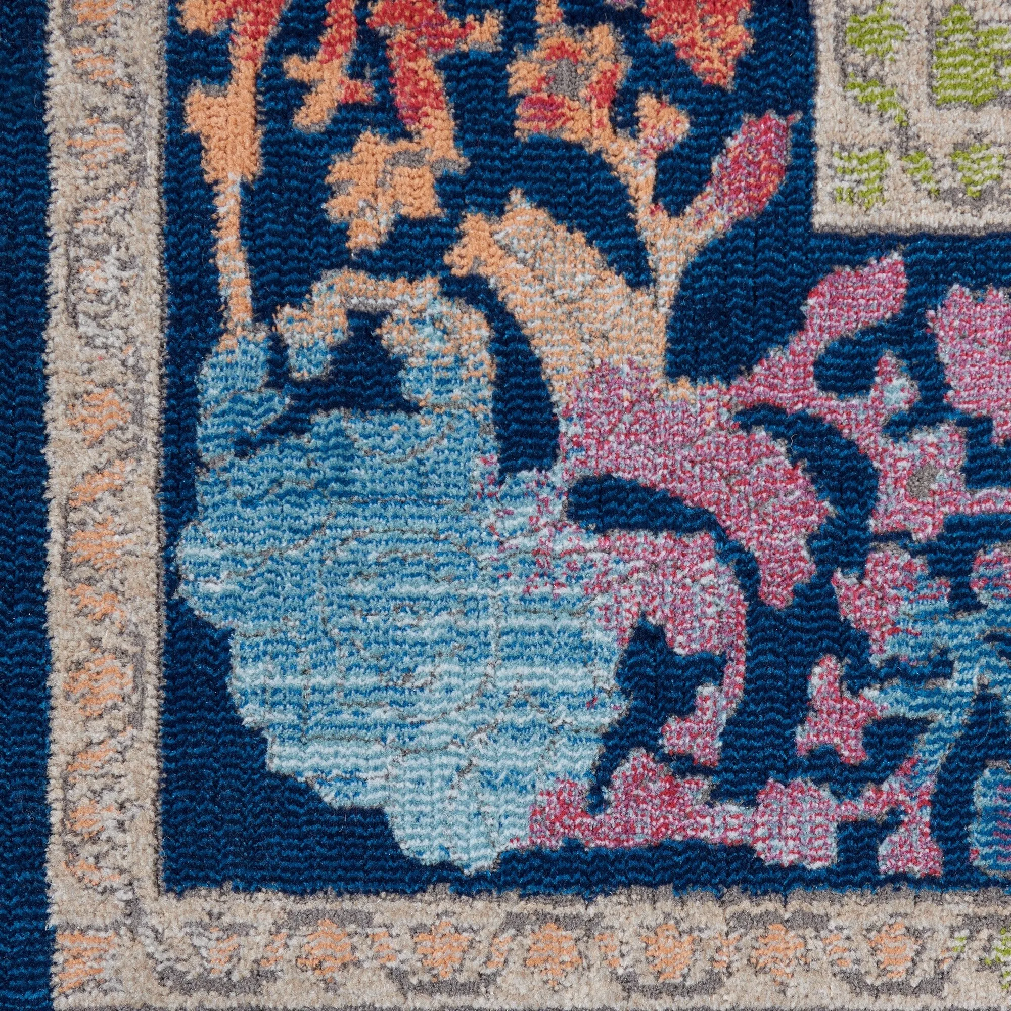 Nourison Global Vintage Medallion Boho Moroccan Area Rug