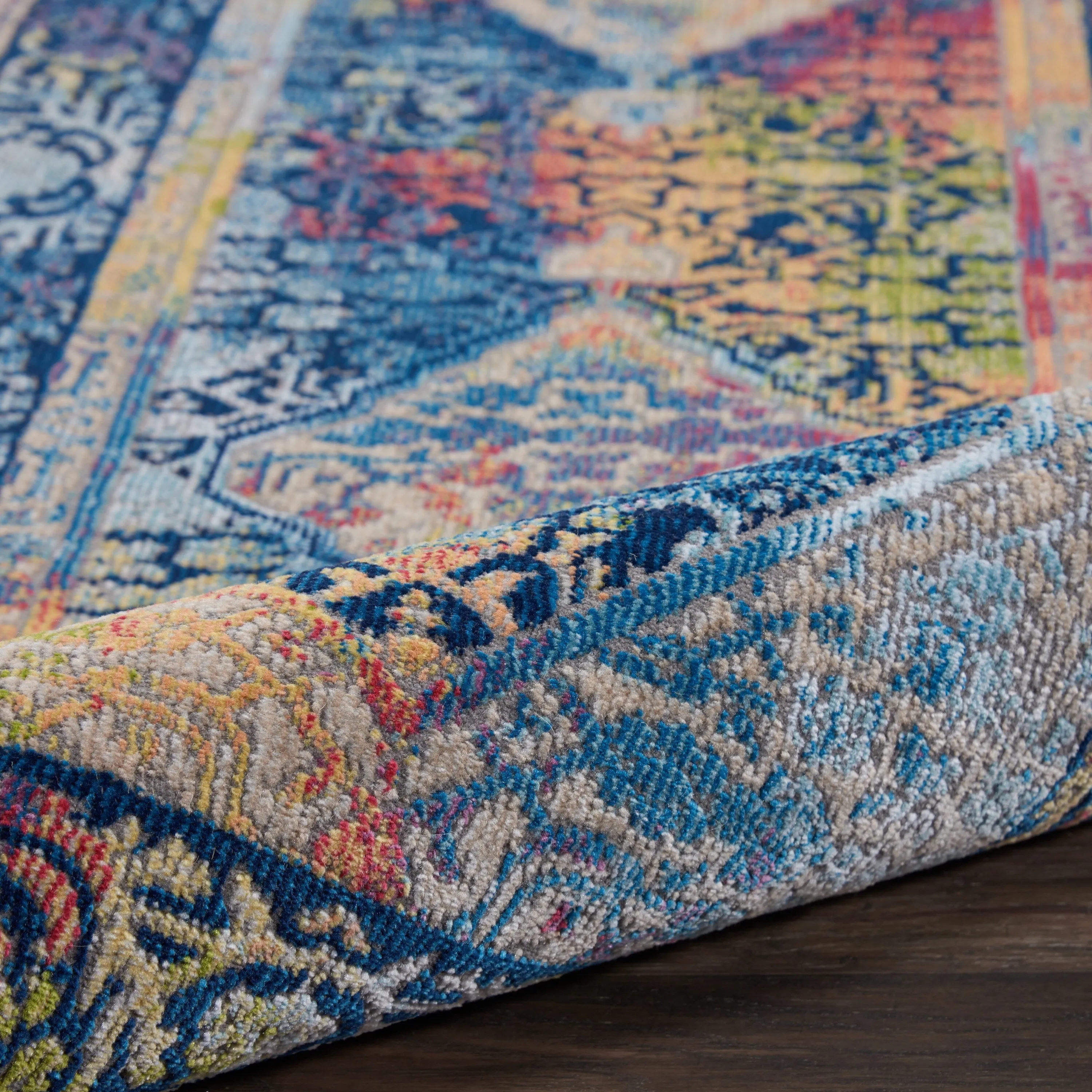 Nourison Global Vintage Medallion Boho Moroccan Area Rug