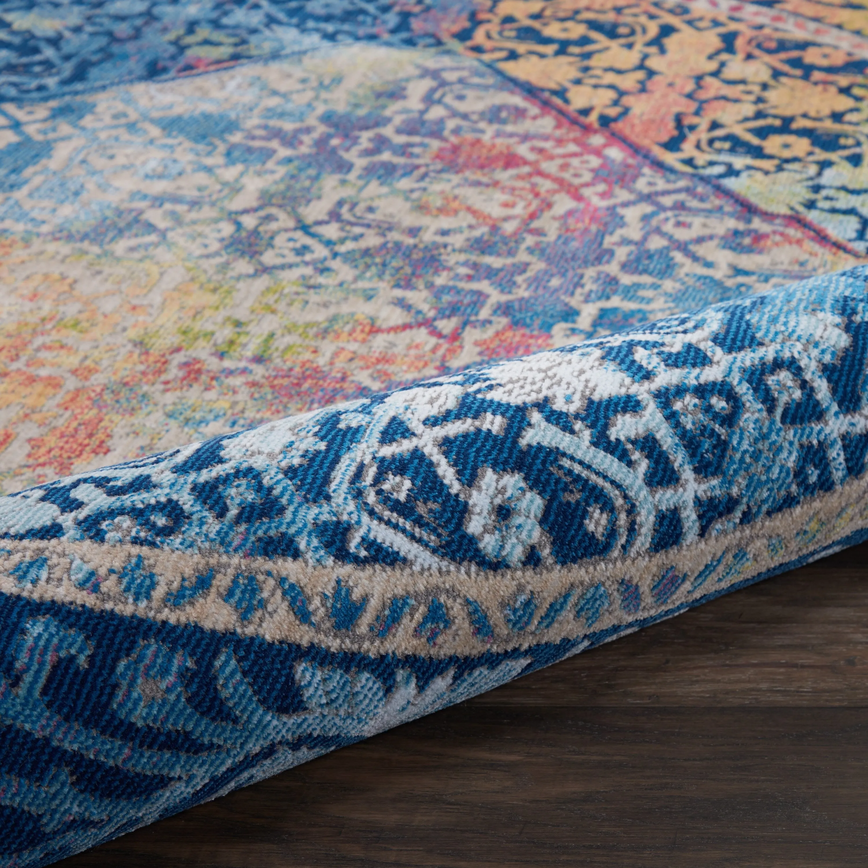 Nourison Global Vintage Medallion Boho Moroccan Area Rug