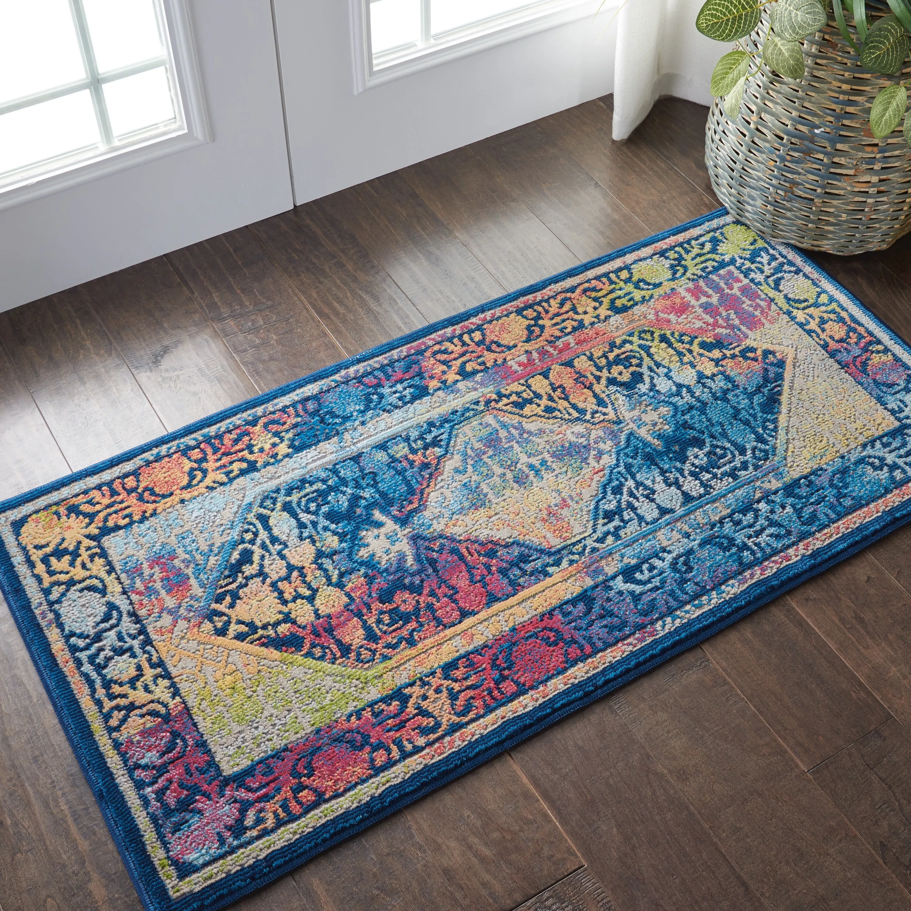 Nourison Global Vintage Medallion Boho Moroccan Area Rug