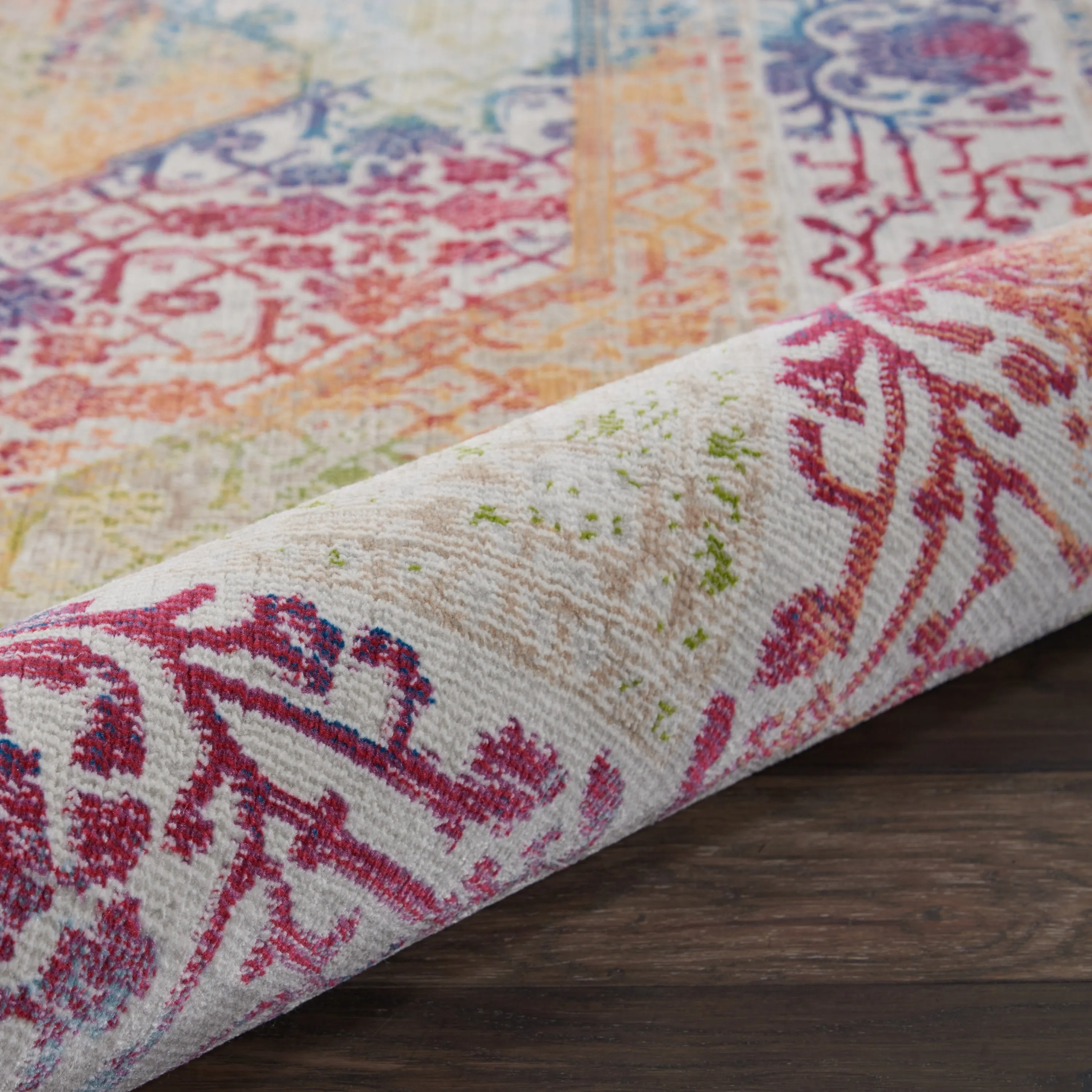 Nourison Global Vintage Medallion Boho Moroccan Area Rug