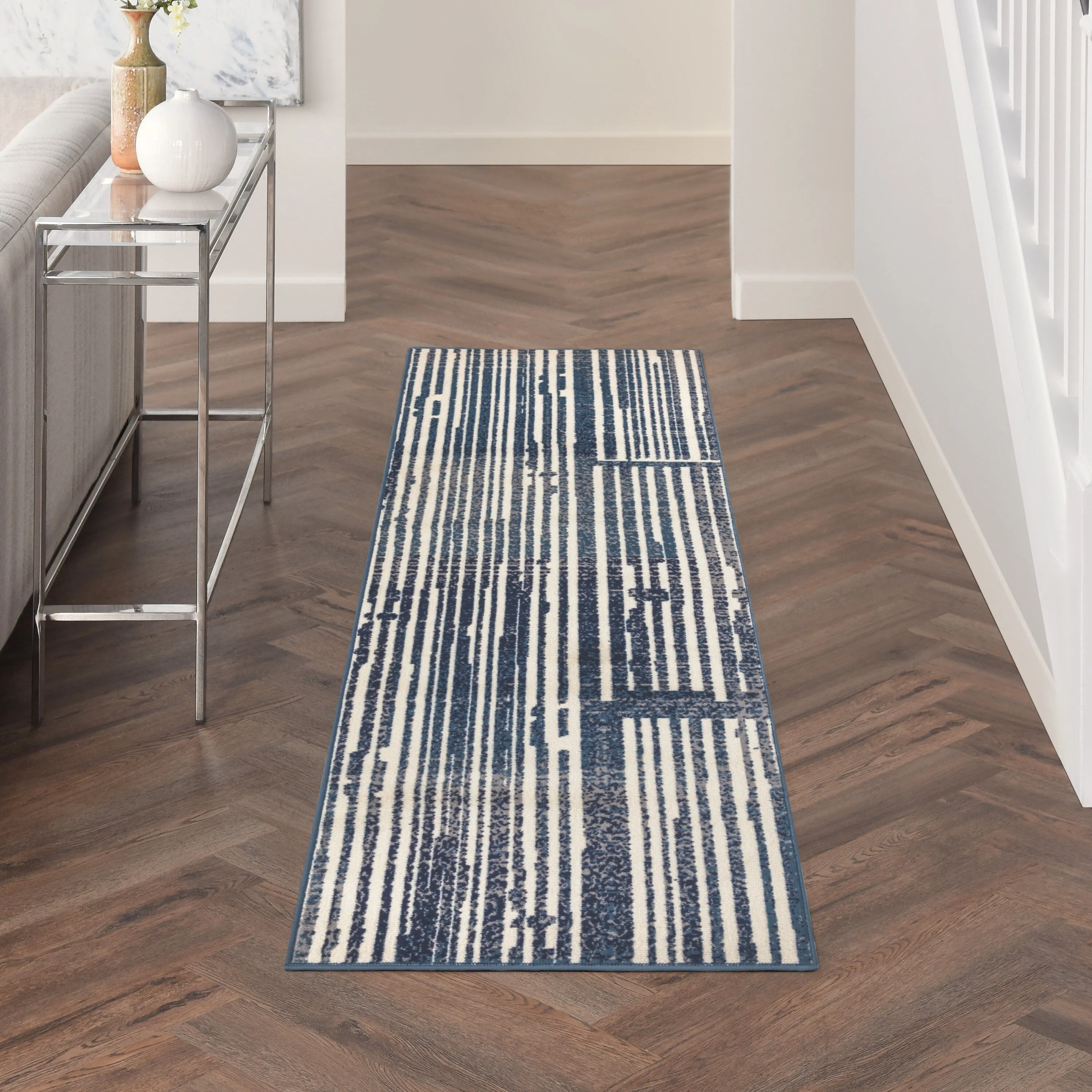 Nourison Grafix Indoor Striped Area Rug