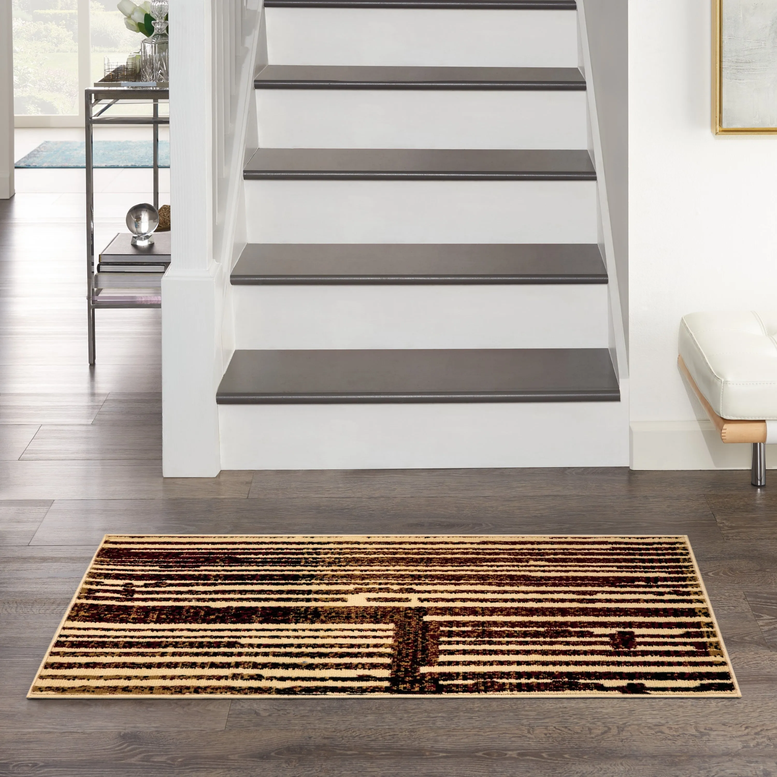 Nourison Grafix Indoor Striped Area Rug