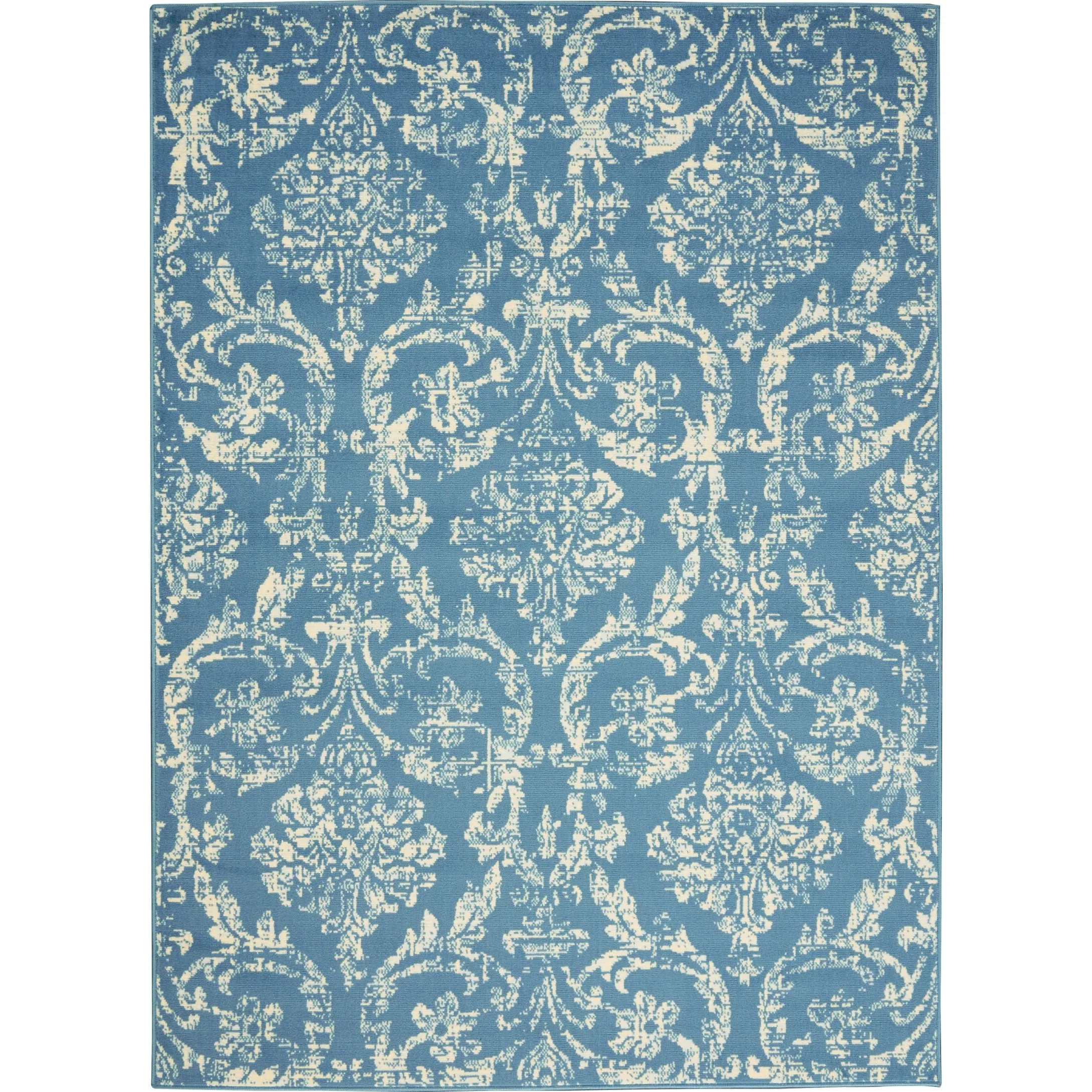 Nourison Jane Farmhouse Vintage Indoor only Damask Area Rug