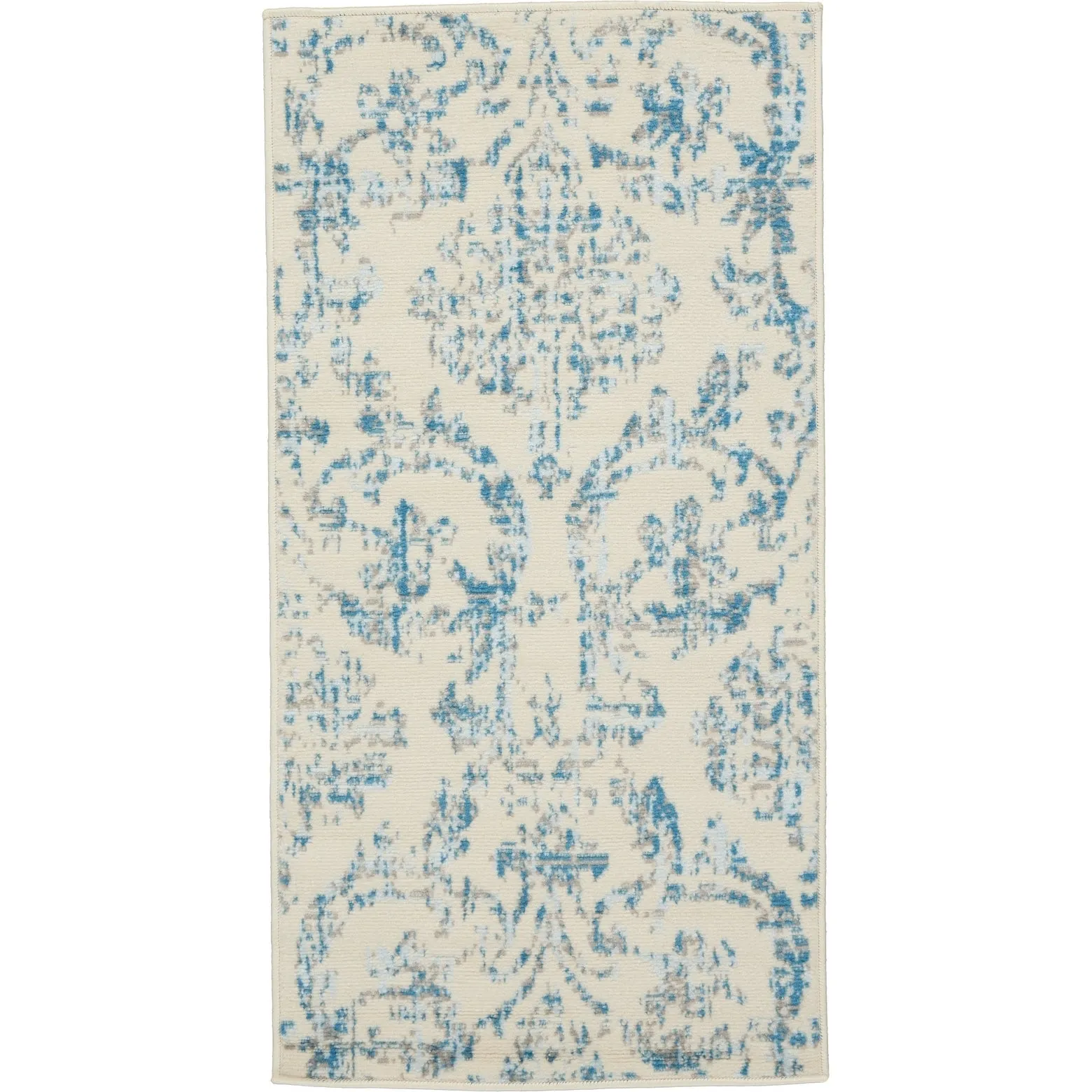 Nourison Jane Farmhouse Vintage Indoor only Damask Area Rug