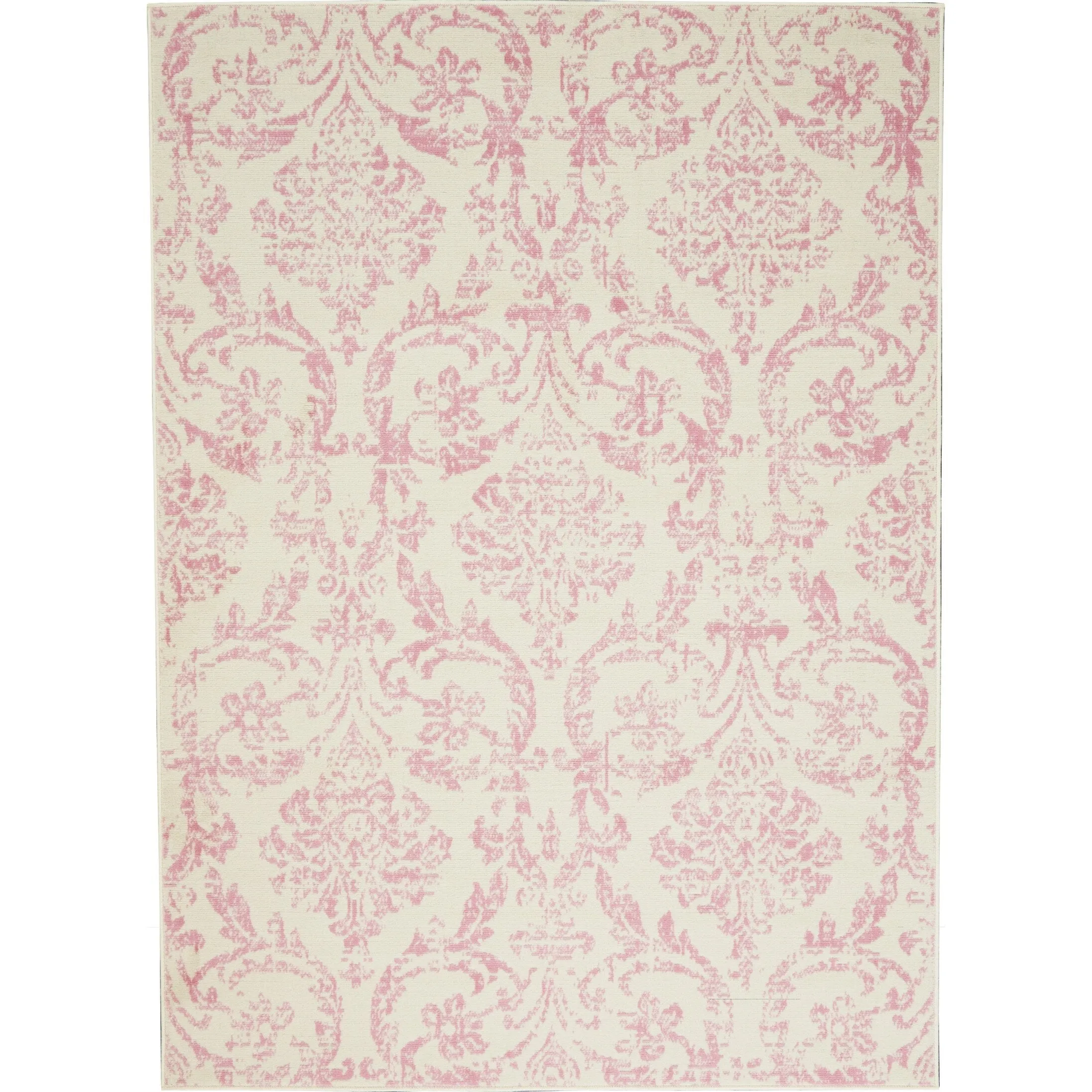 Nourison Jane Farmhouse Vintage Indoor only Damask Area Rug