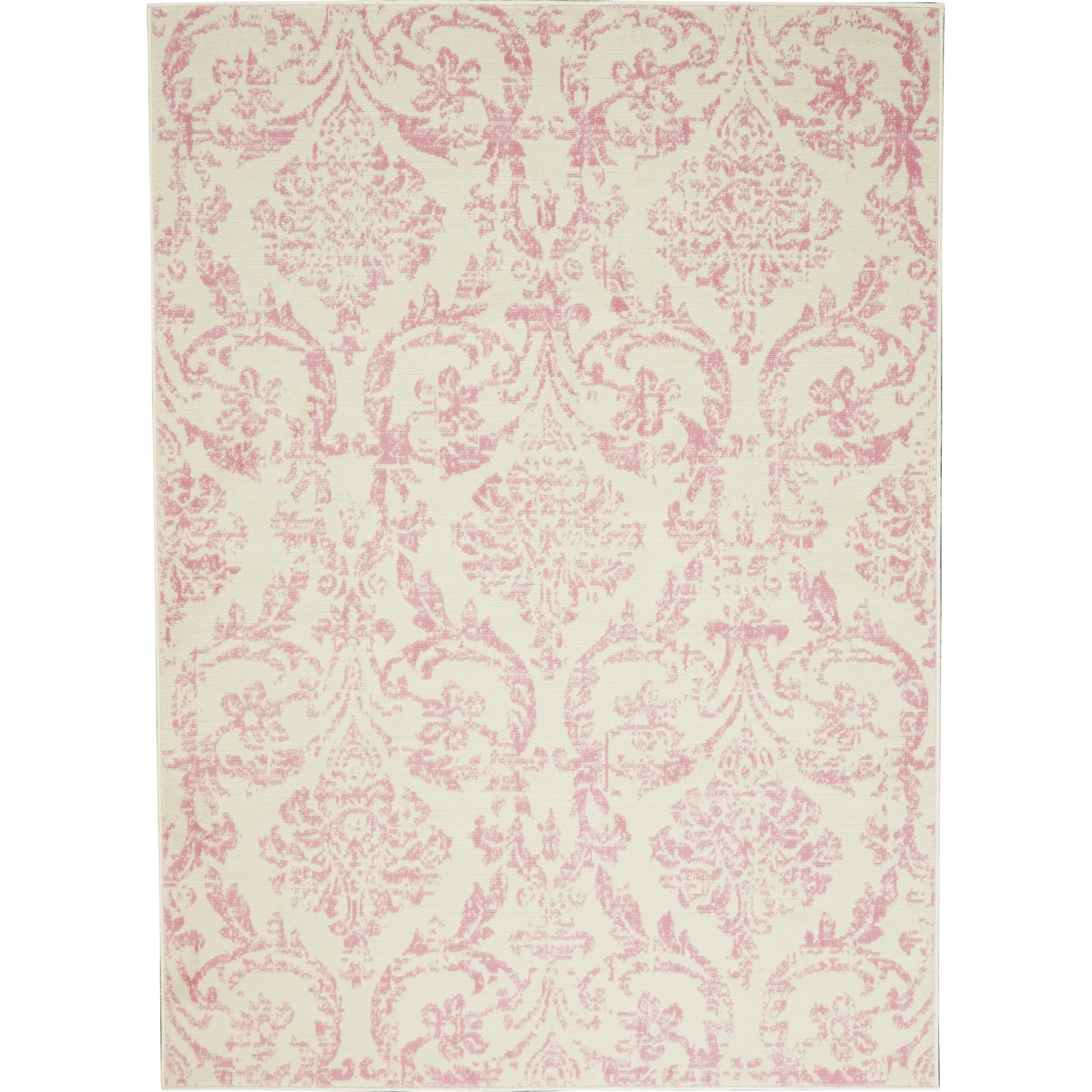 Nourison Jane Farmhouse Vintage Indoor only Damask Area Rug