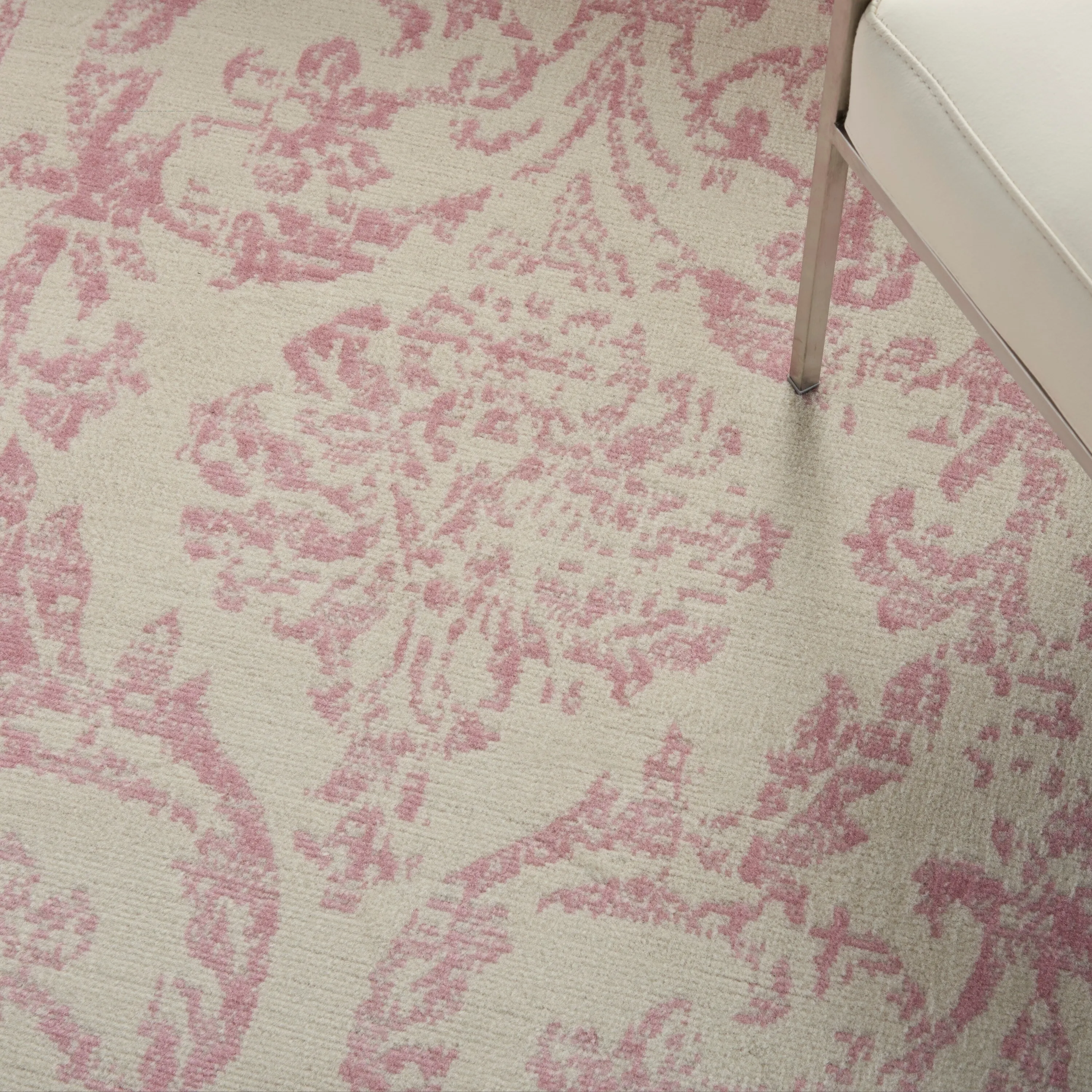 Nourison Jane Farmhouse Vintage Indoor only Damask Area Rug
