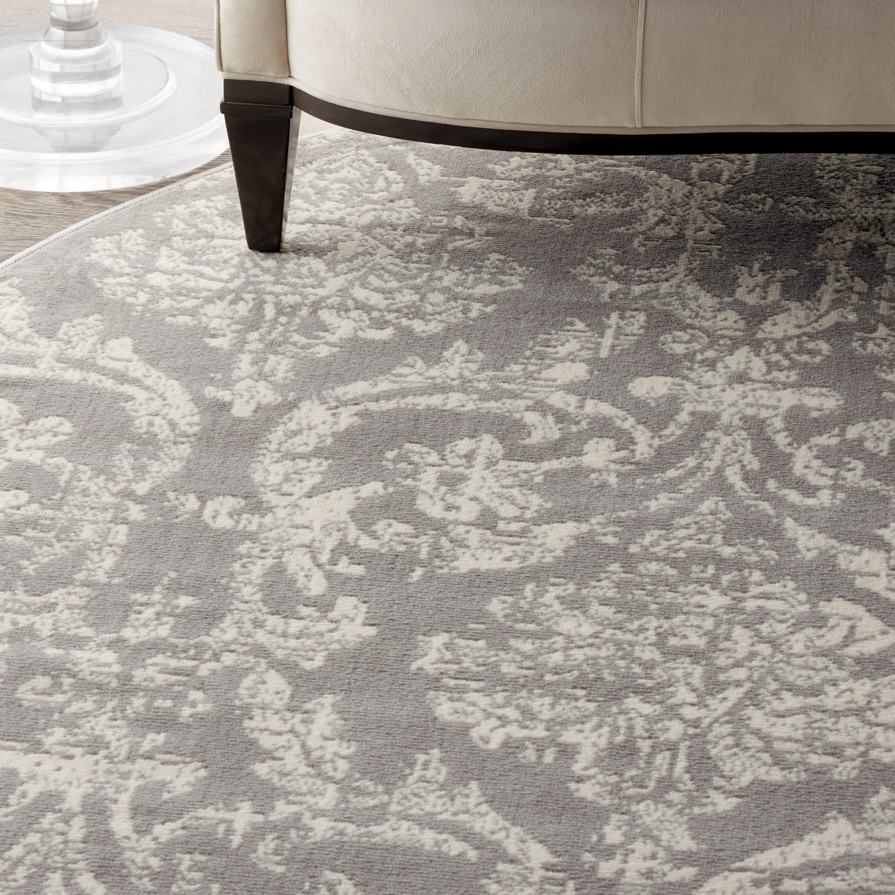 Nourison Jane Farmhouse Vintage Indoor only Damask Area Rug