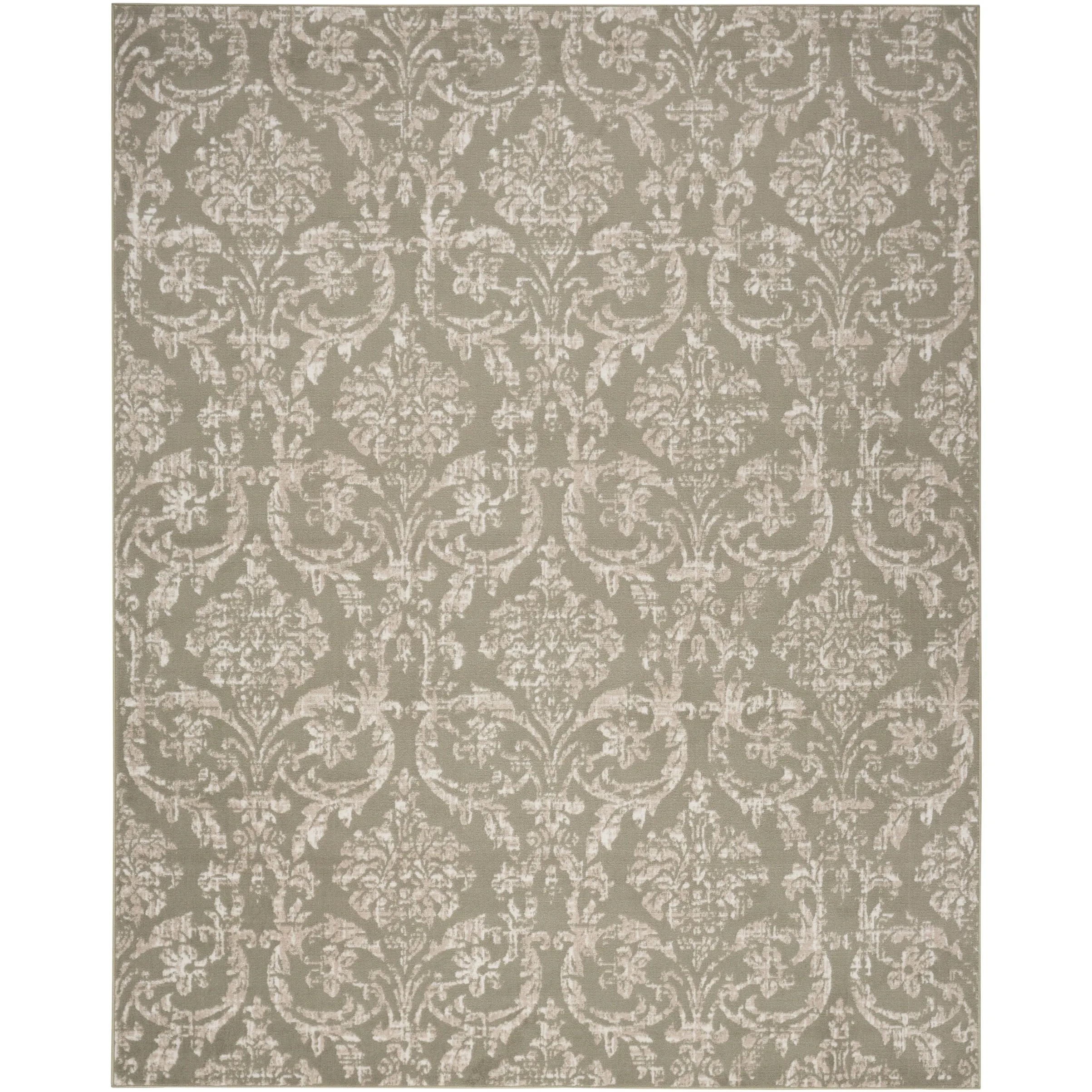 Nourison Jane Farmhouse Vintage Indoor only Damask Area Rug