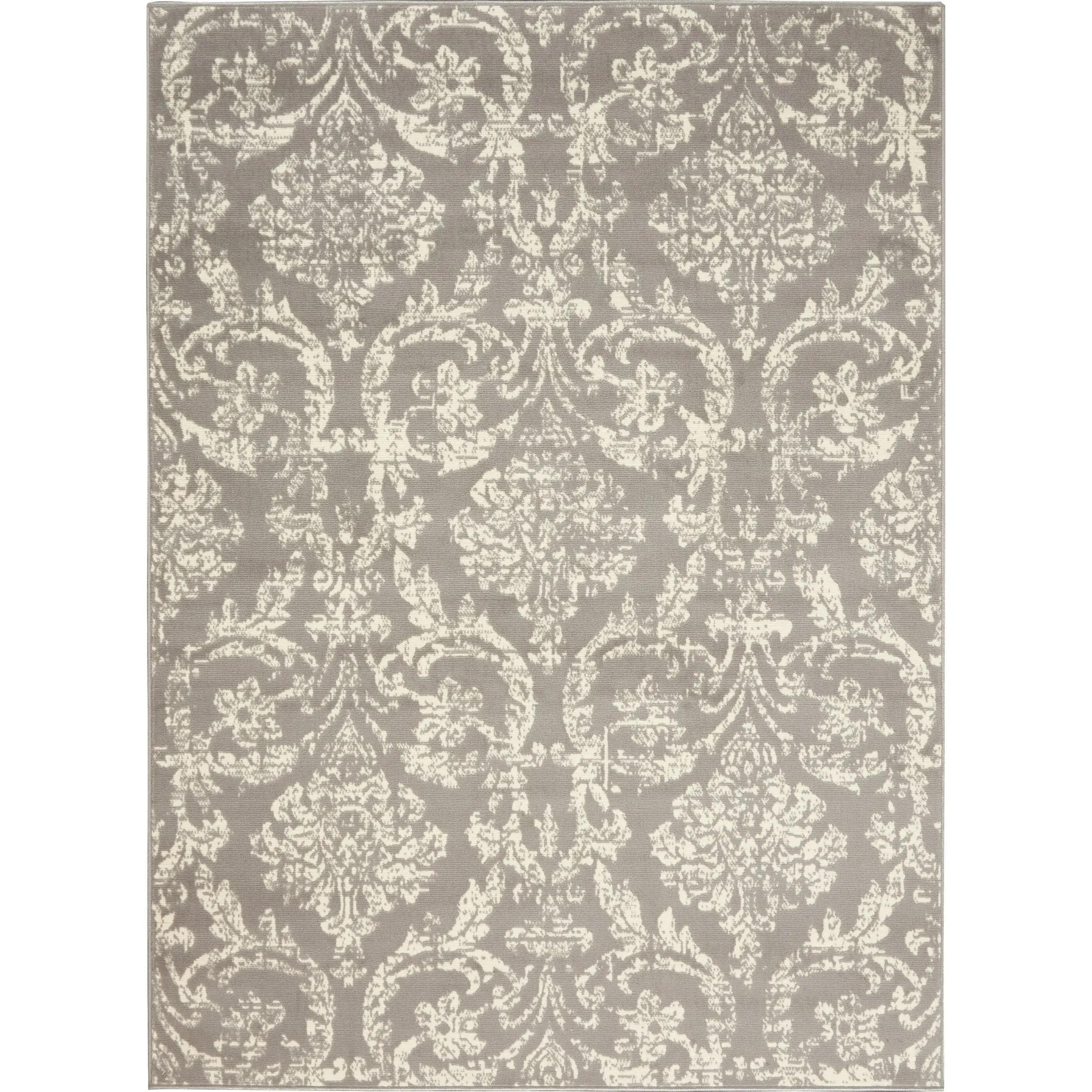 Nourison Jane Farmhouse Vintage Indoor only Damask Area Rug