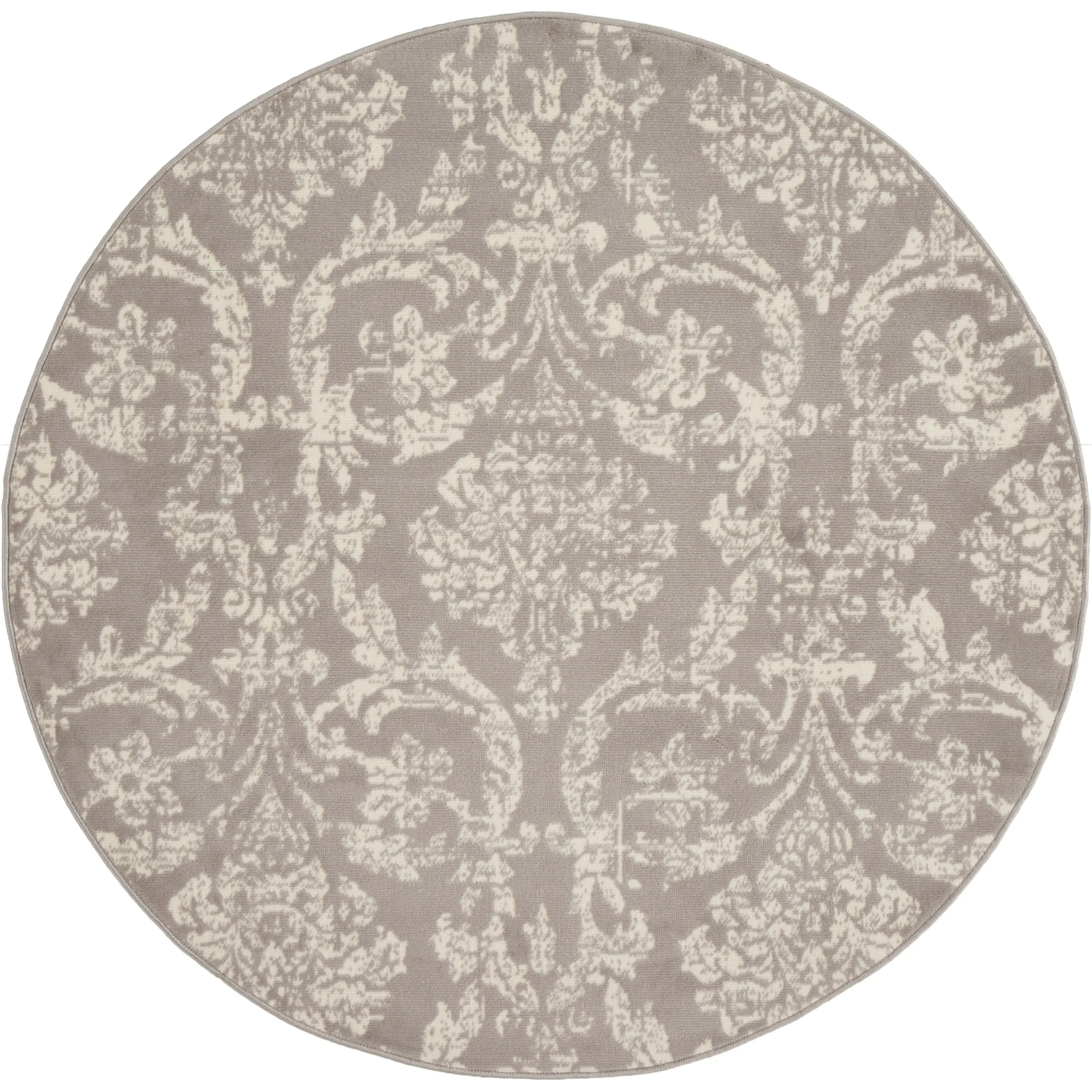 Nourison Jane Farmhouse Vintage Indoor only Damask Area Rug