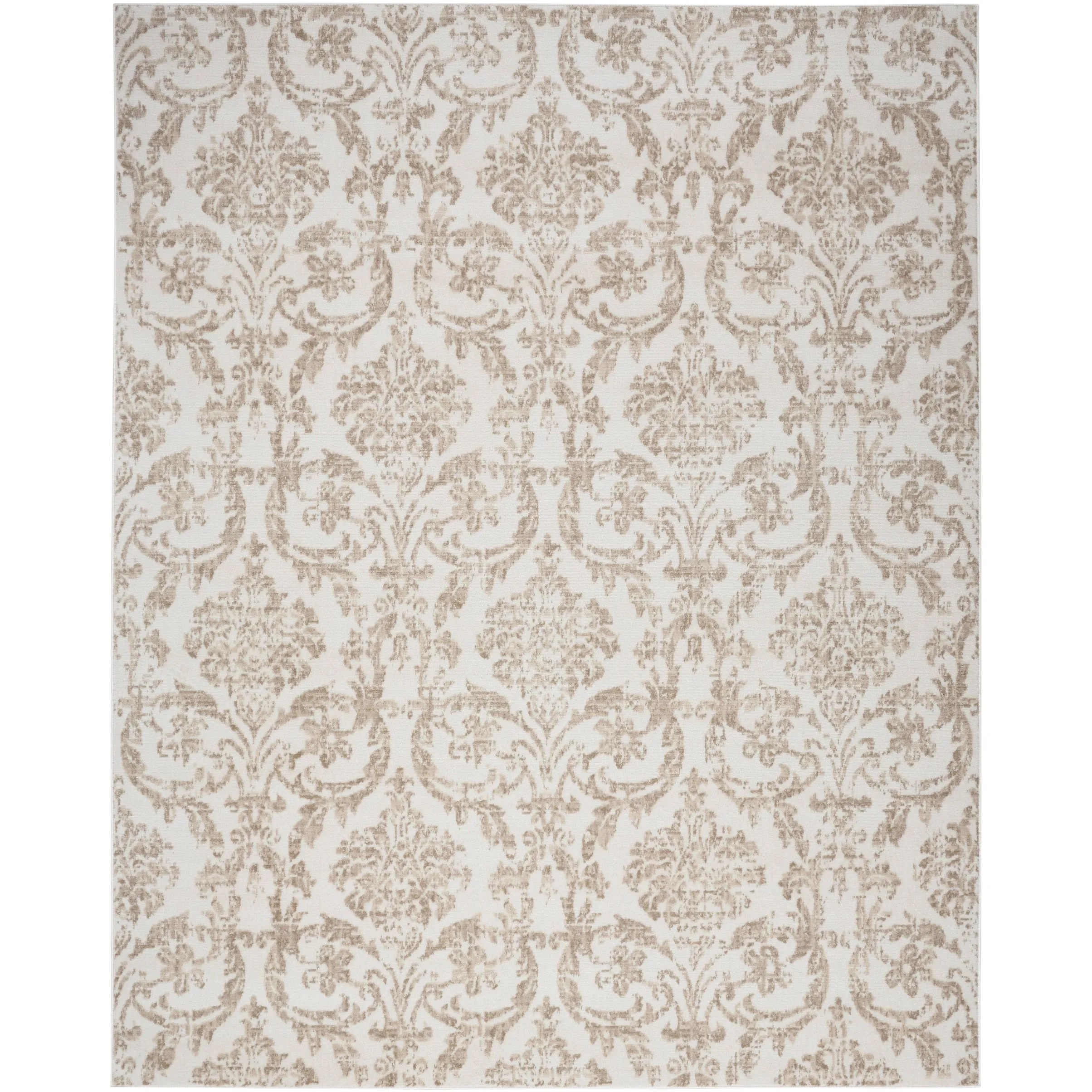 Nourison Jane Farmhouse Vintage Indoor only Damask Area Rug