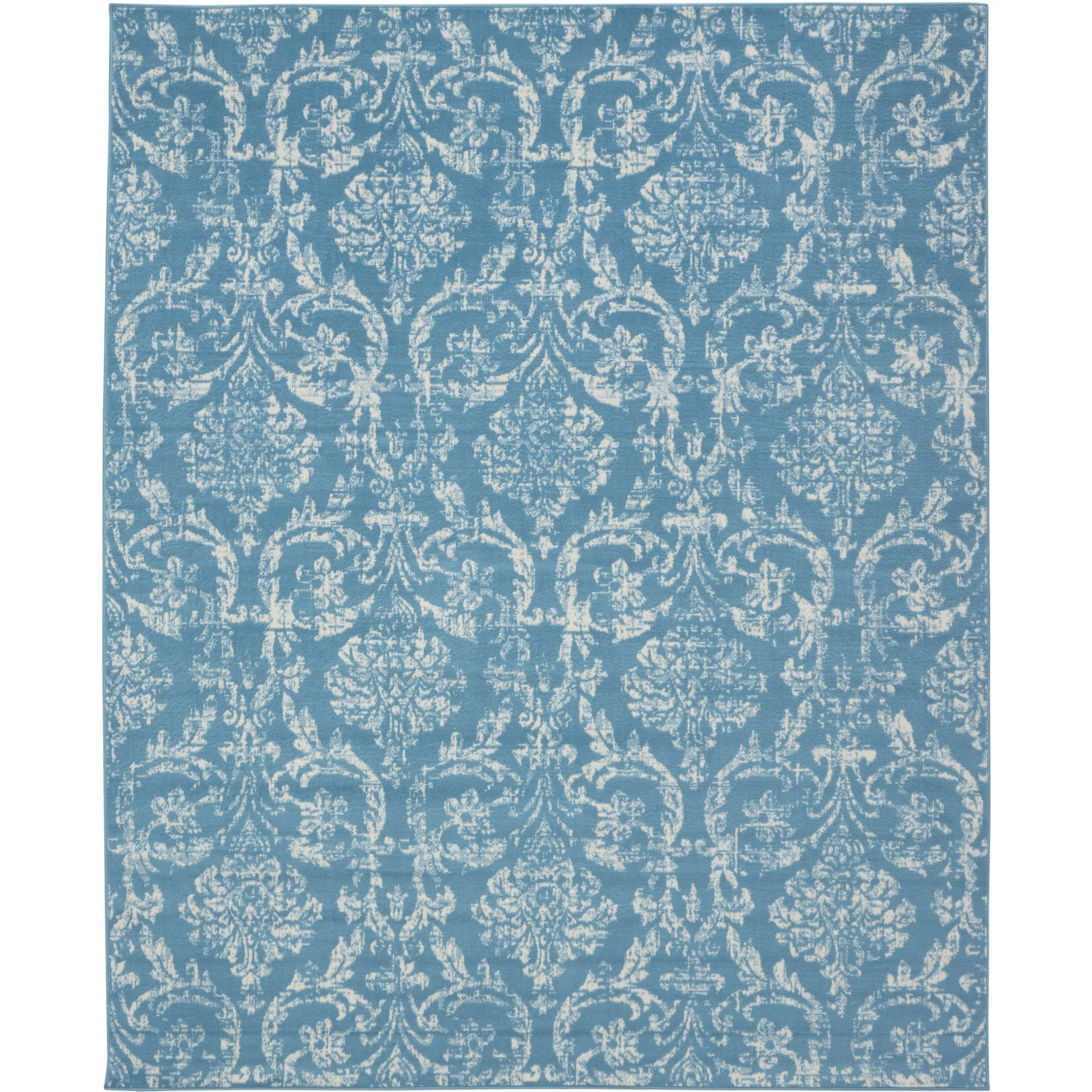 Nourison Jane Farmhouse Vintage Indoor only Damask Area Rug
