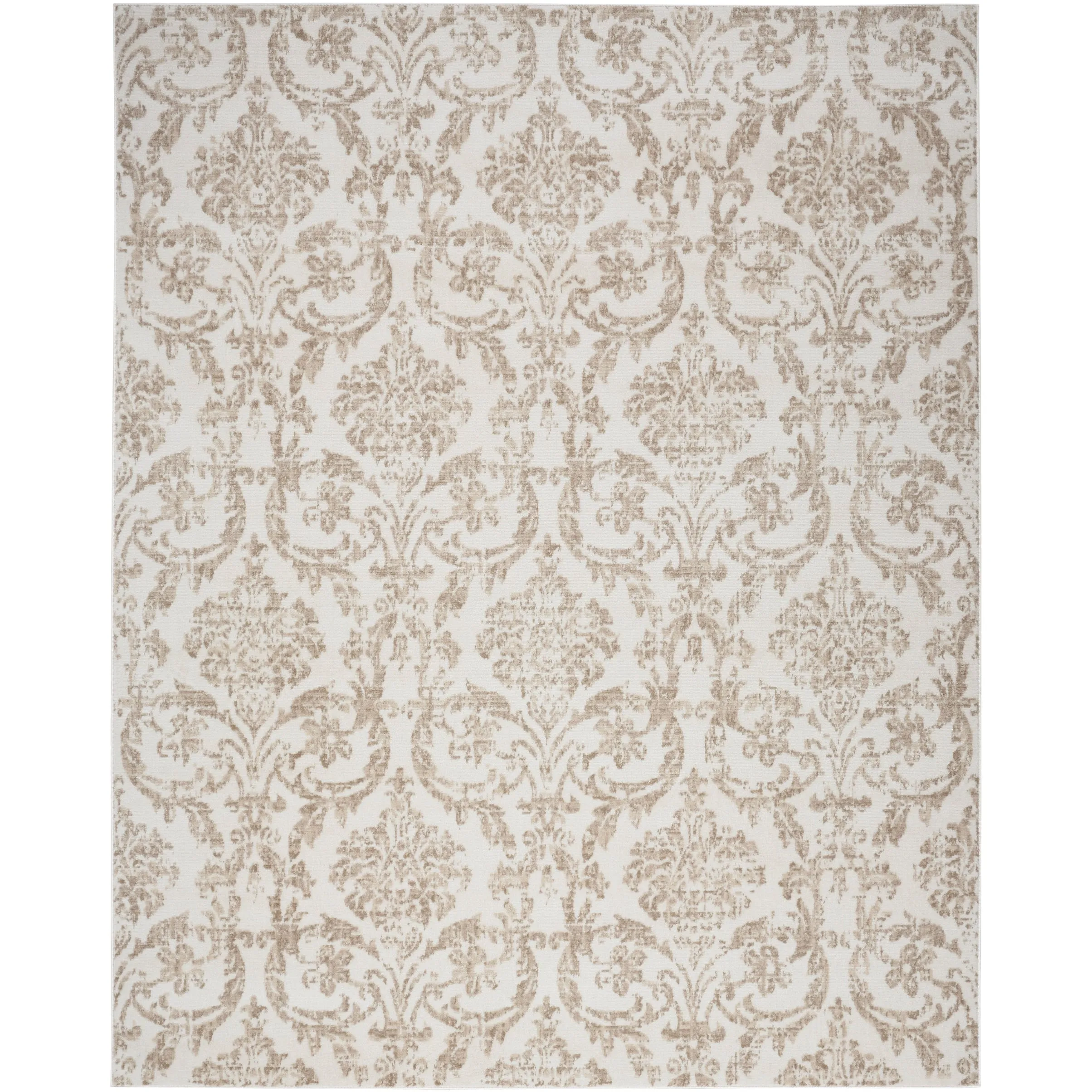 Nourison Jane Farmhouse Vintage Indoor only Damask Area Rug