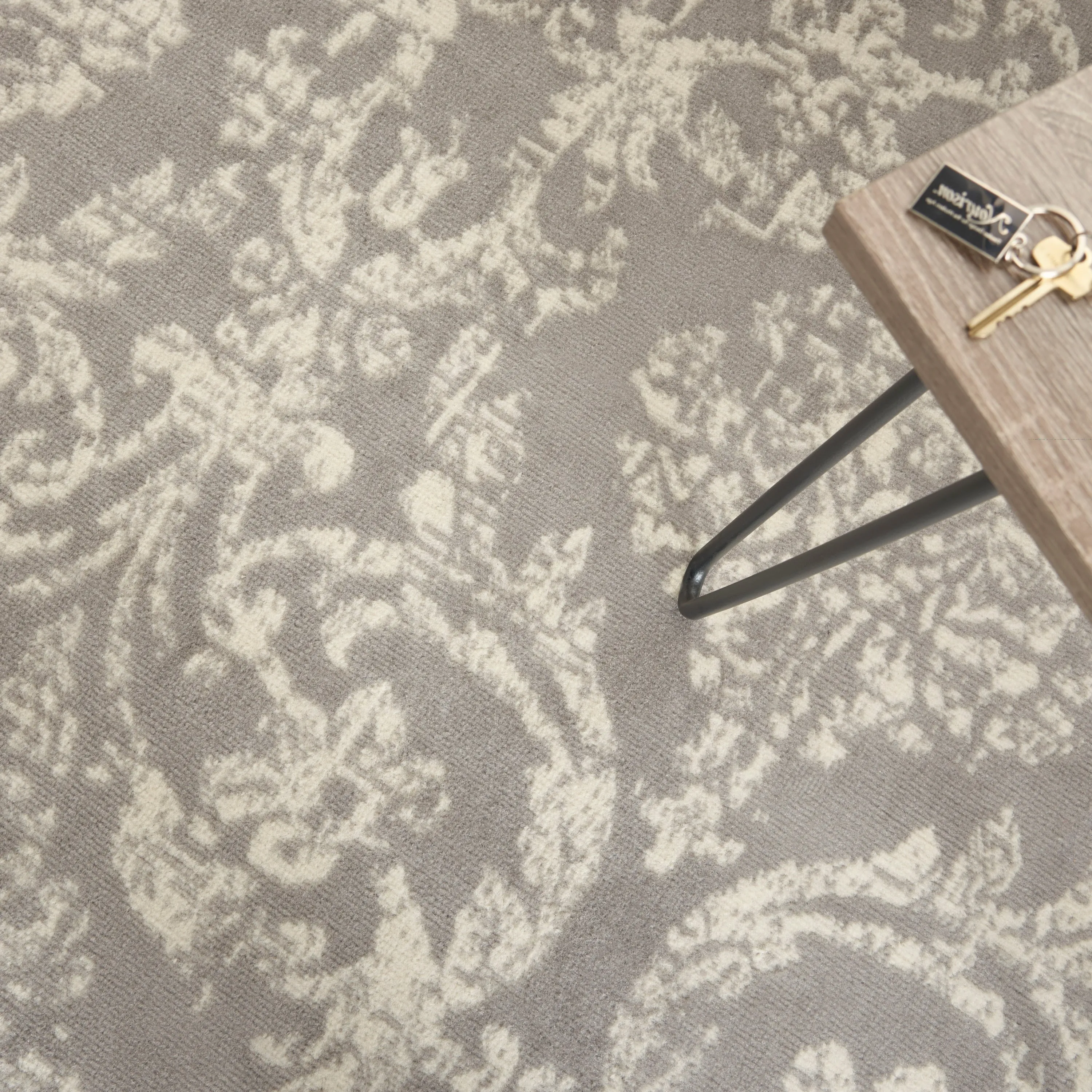 Nourison Jane Farmhouse Vintage Indoor only Damask Area Rug