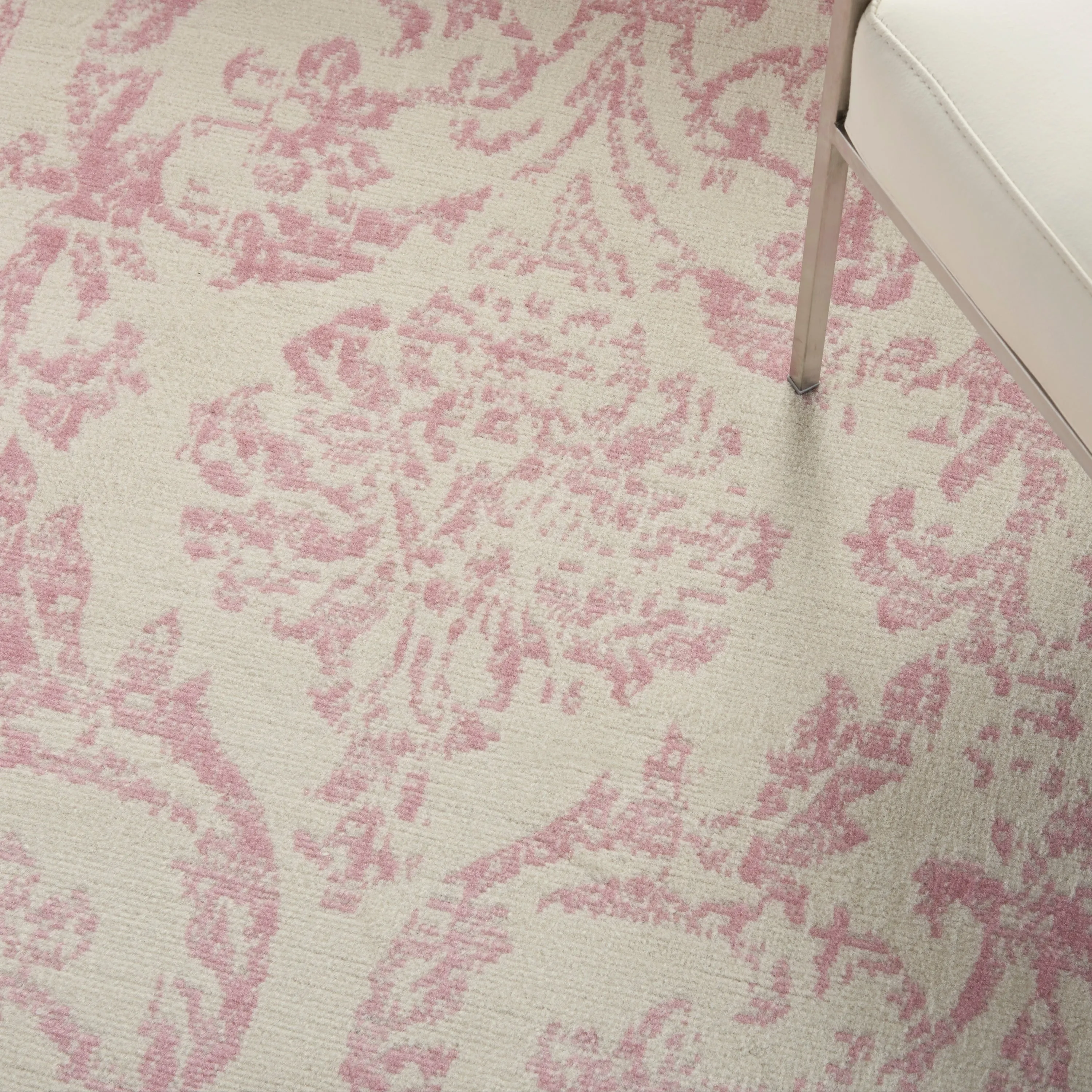 Nourison Jane Farmhouse Vintage Indoor only Damask Area Rug