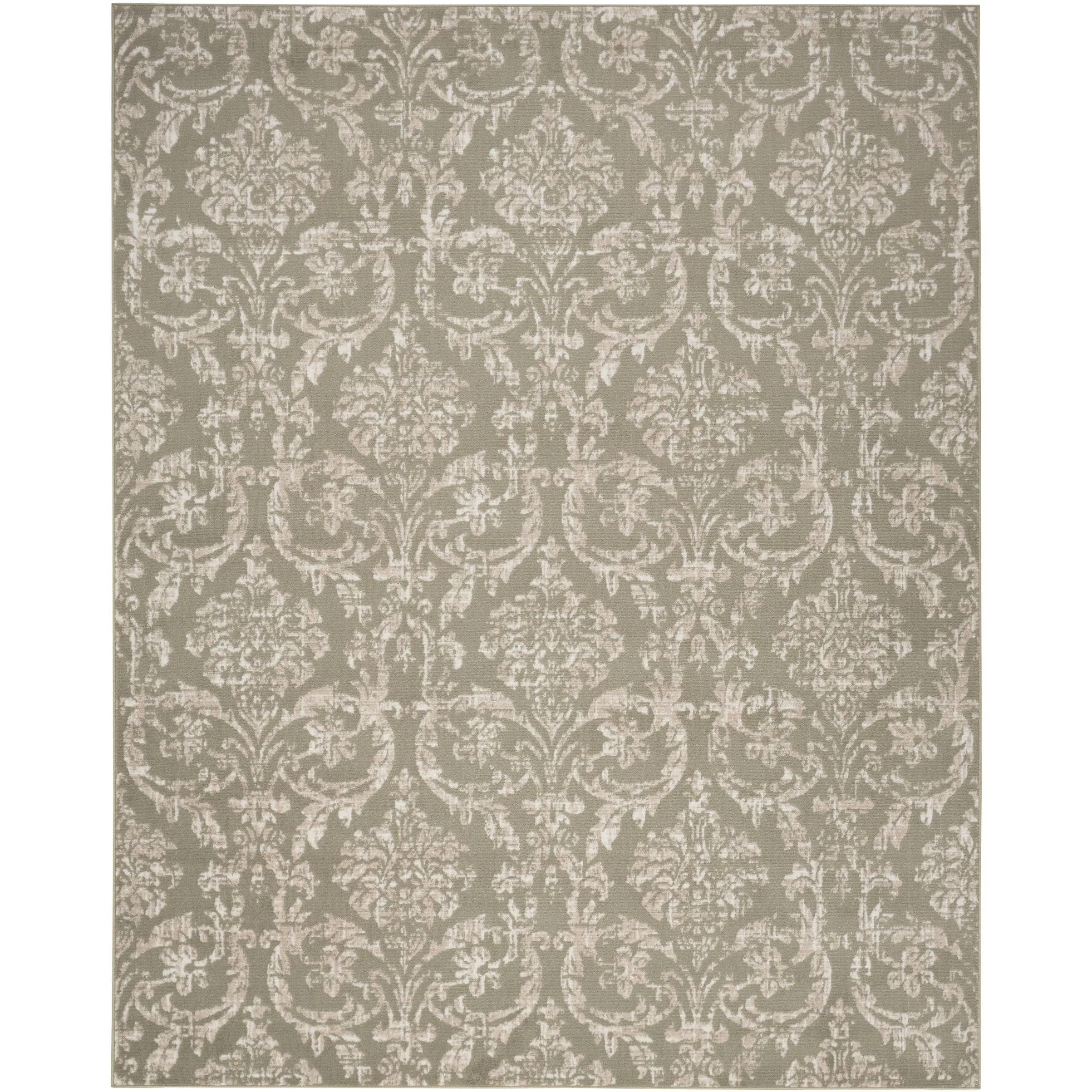 Nourison Jane Farmhouse Vintage Indoor only Damask Area Rug