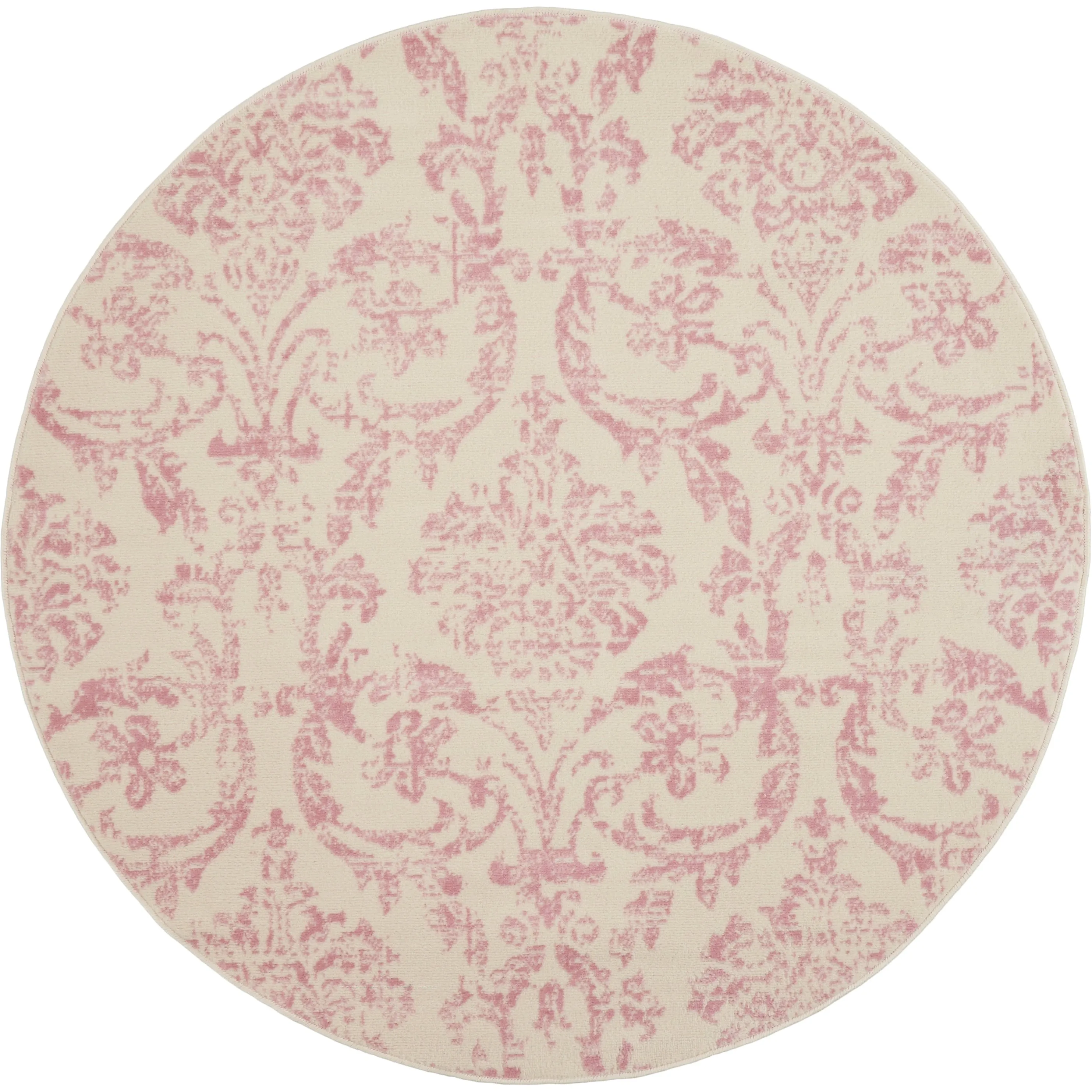 Nourison Jane Farmhouse Vintage Indoor only Damask Area Rug