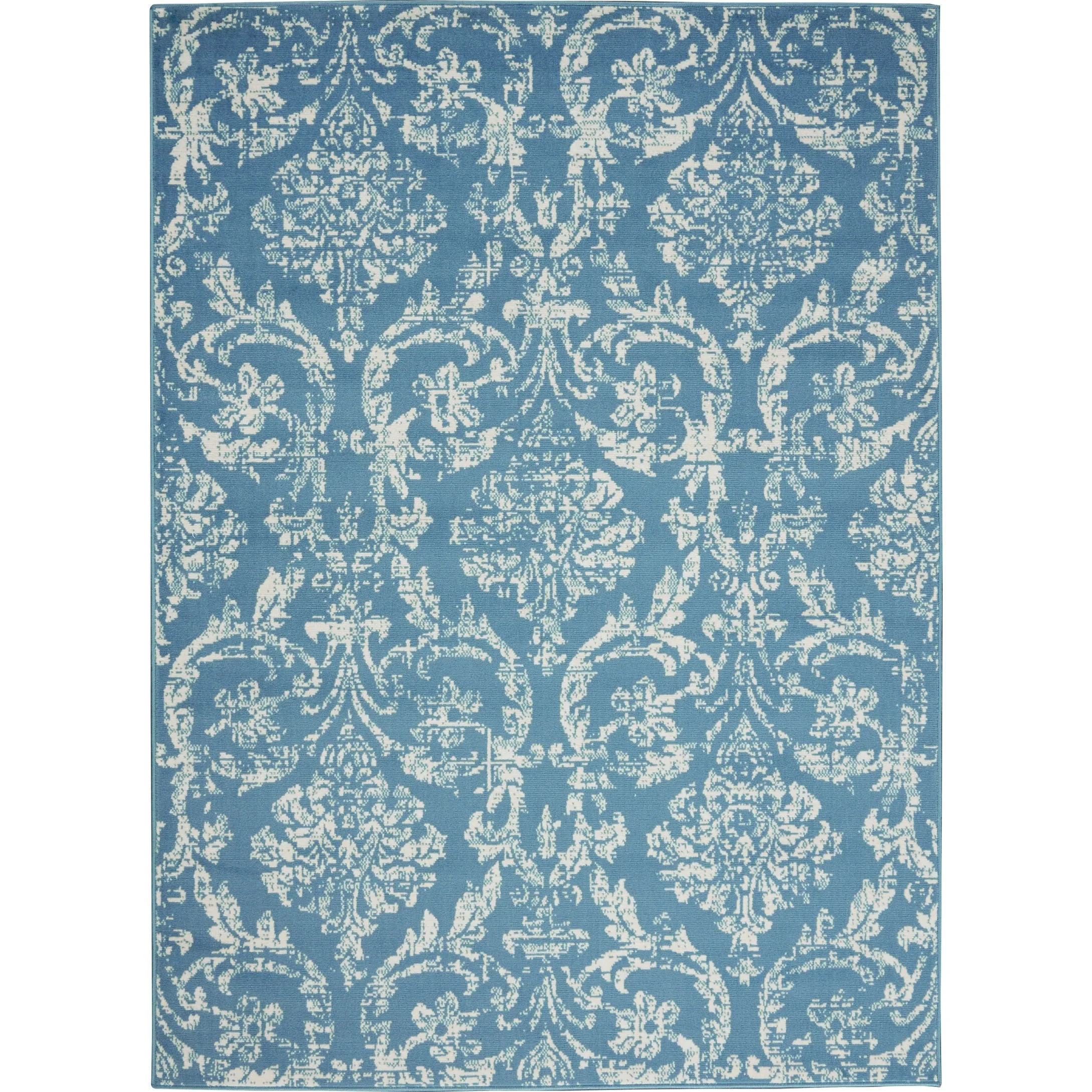 Nourison Jane Farmhouse Vintage Indoor only Damask Area Rug