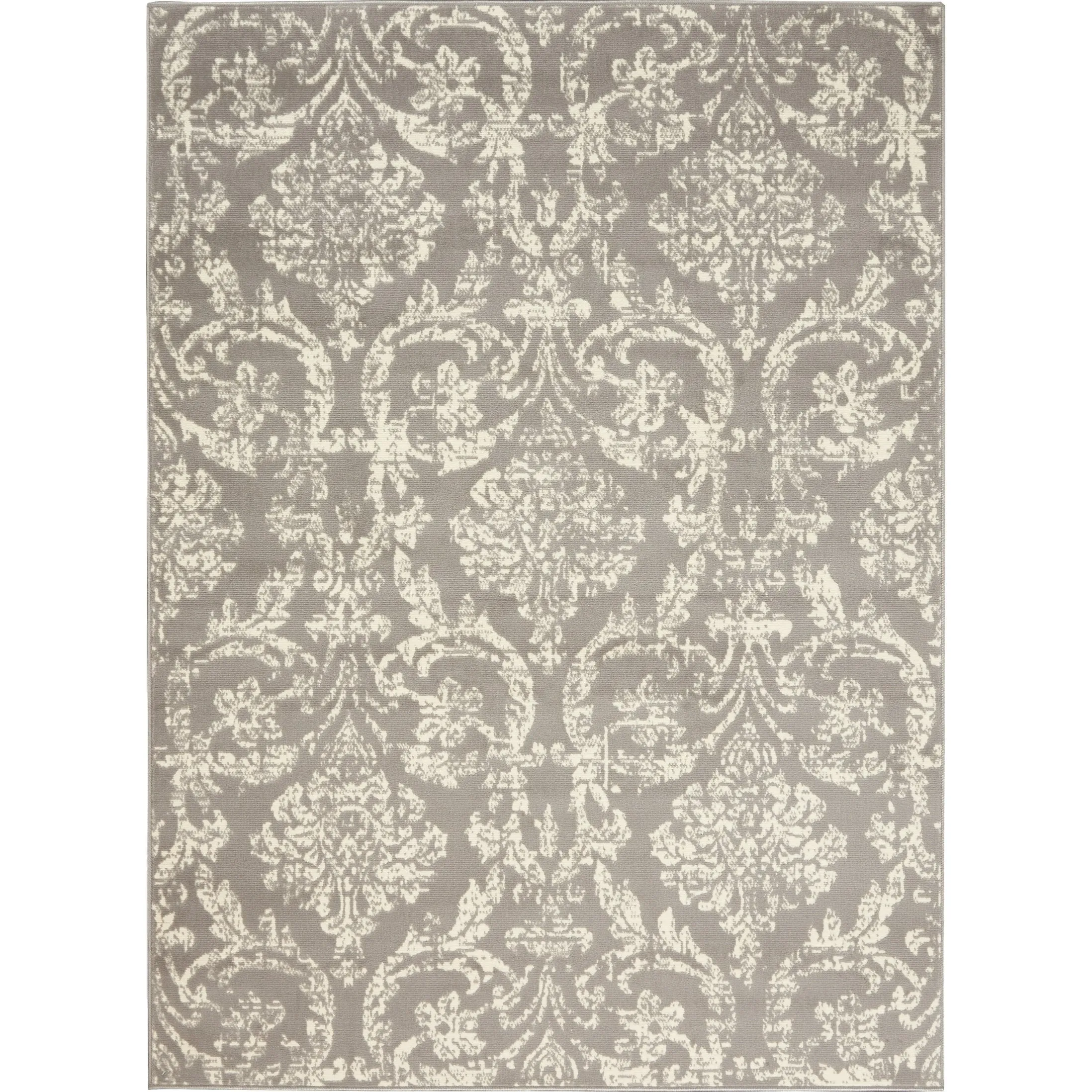 Nourison Jane Farmhouse Vintage Indoor only Damask Area Rug