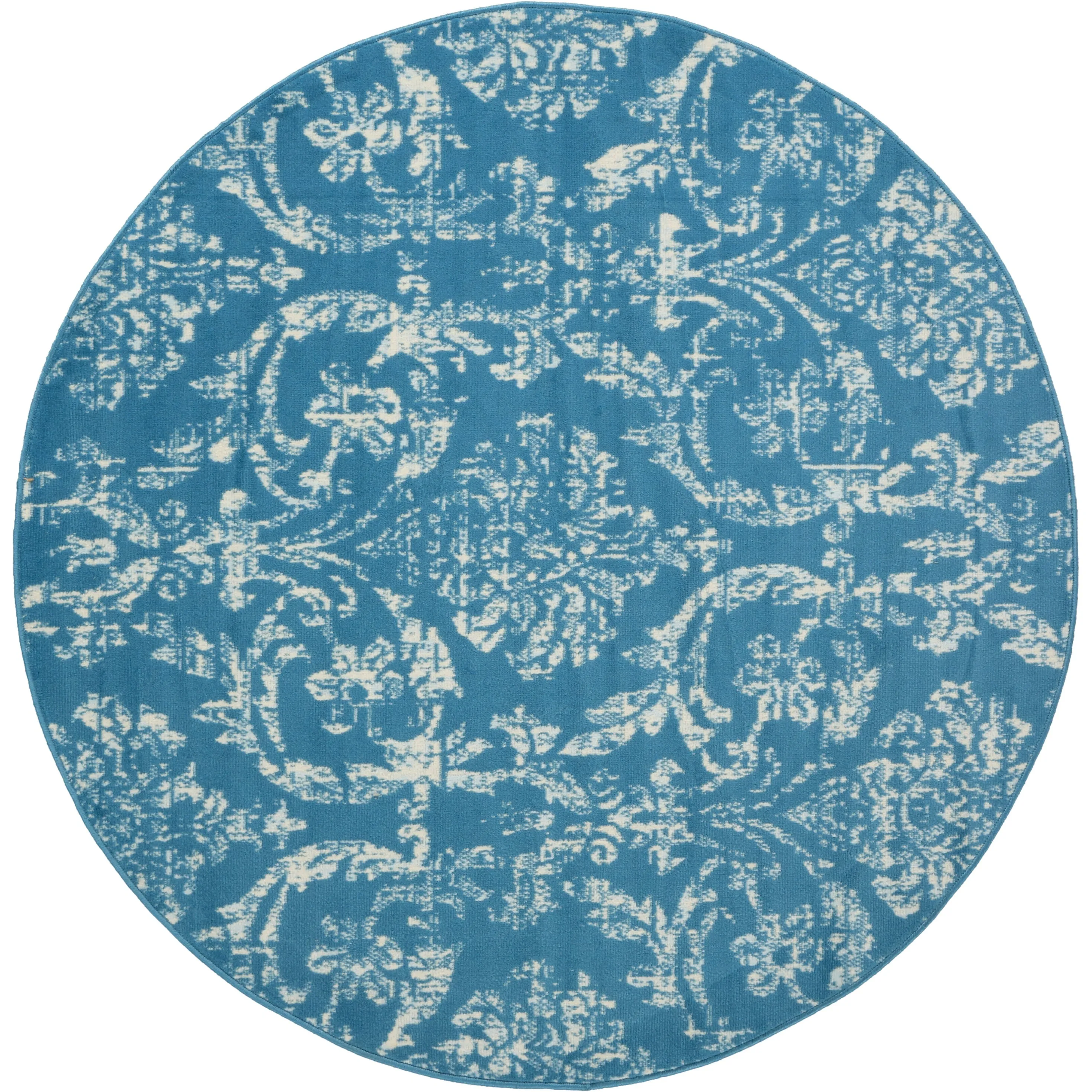 Nourison Jane Farmhouse Vintage Indoor only Damask Area Rug