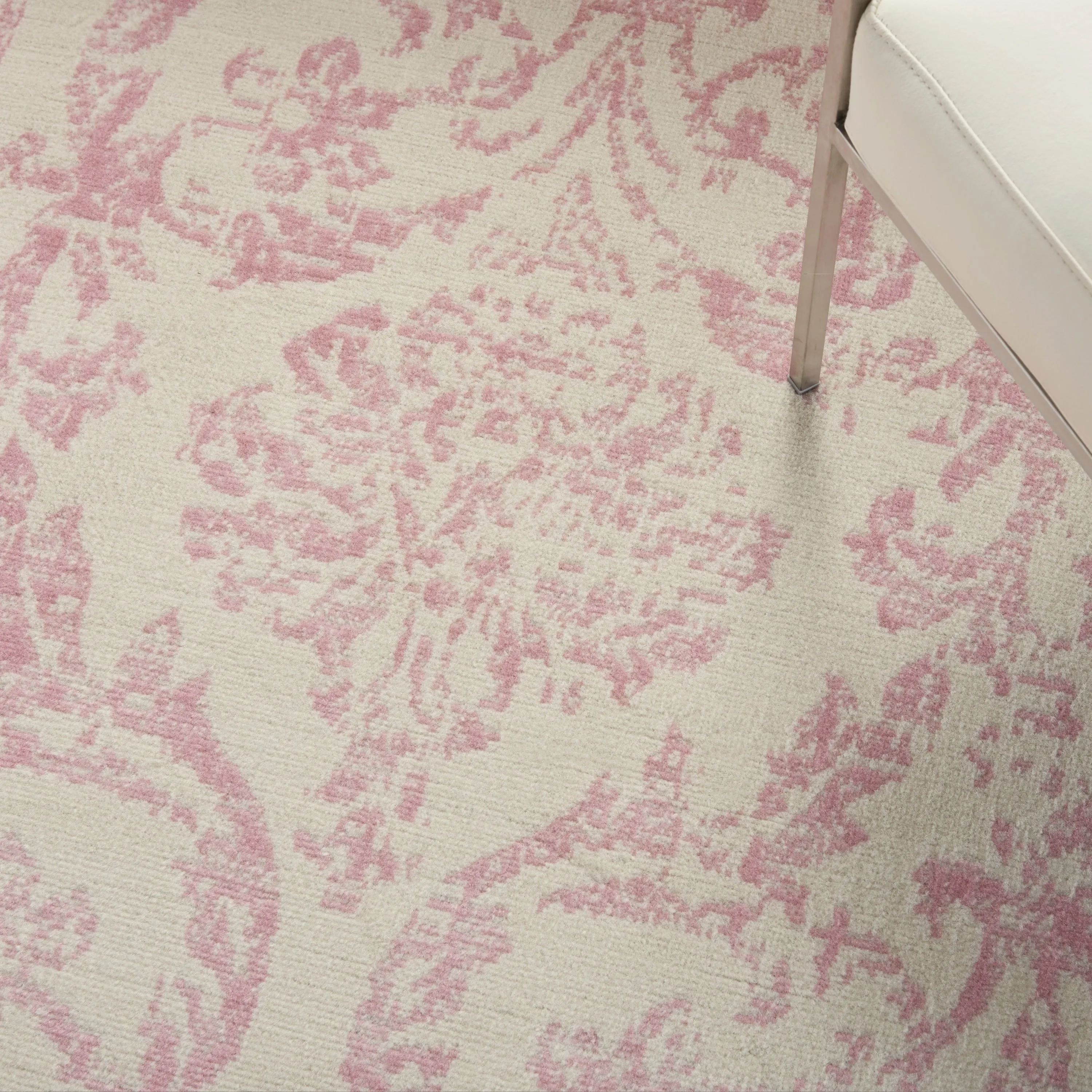 Nourison Jane Farmhouse Vintage Indoor only Damask Area Rug