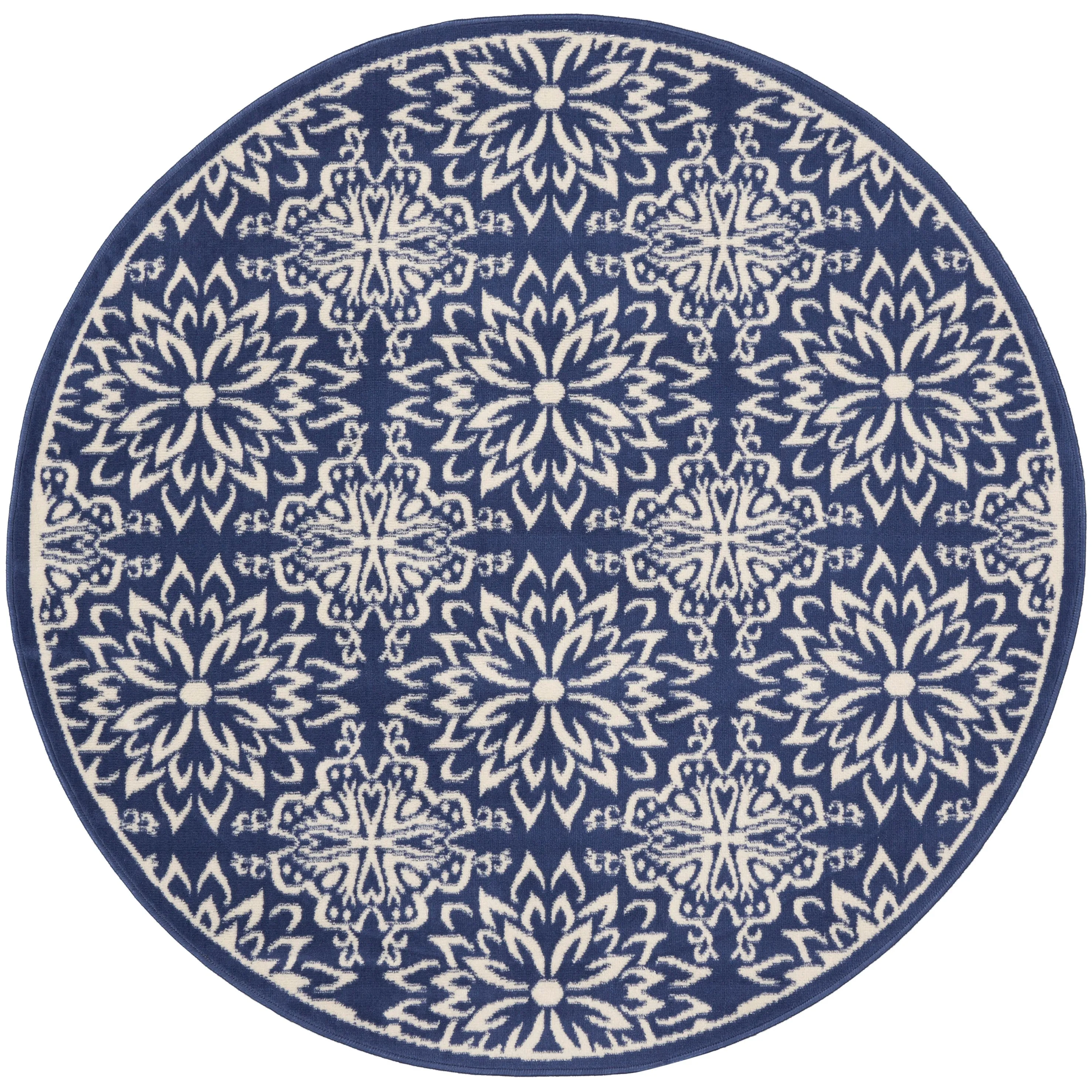 Nourison Jane Floral Medallion Indoor only Area Rug