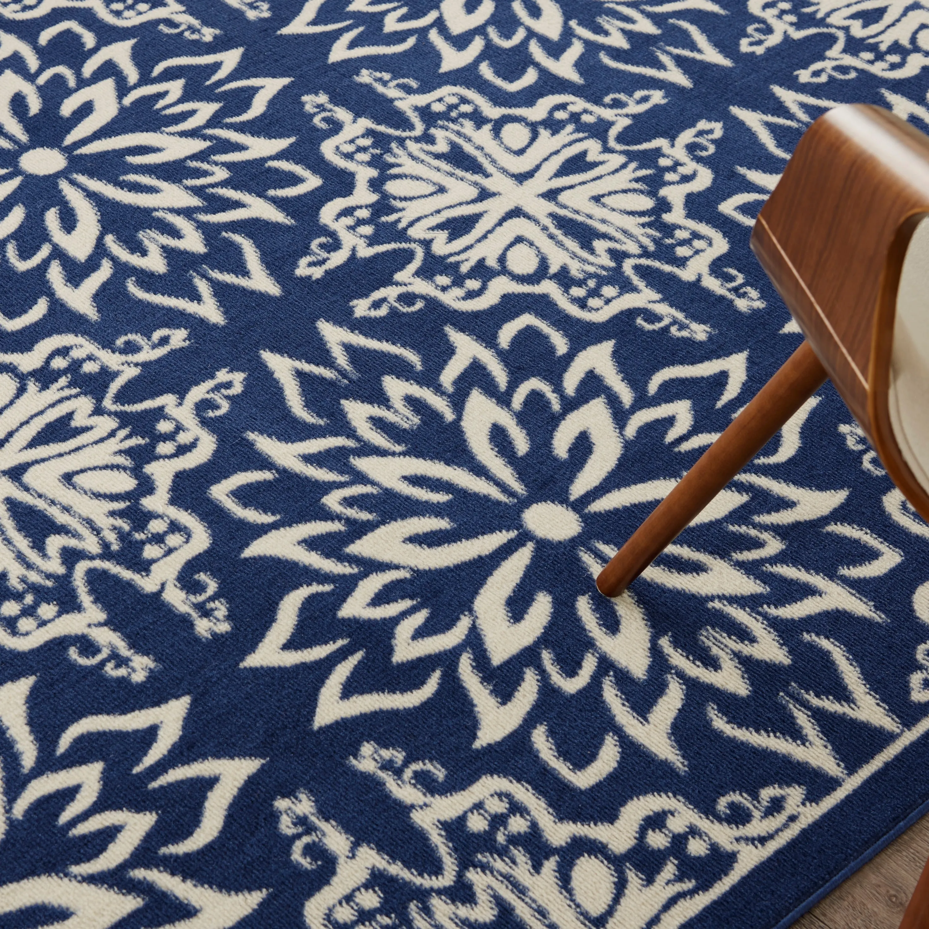 Nourison Jane Floral Medallion Indoor only Area Rug