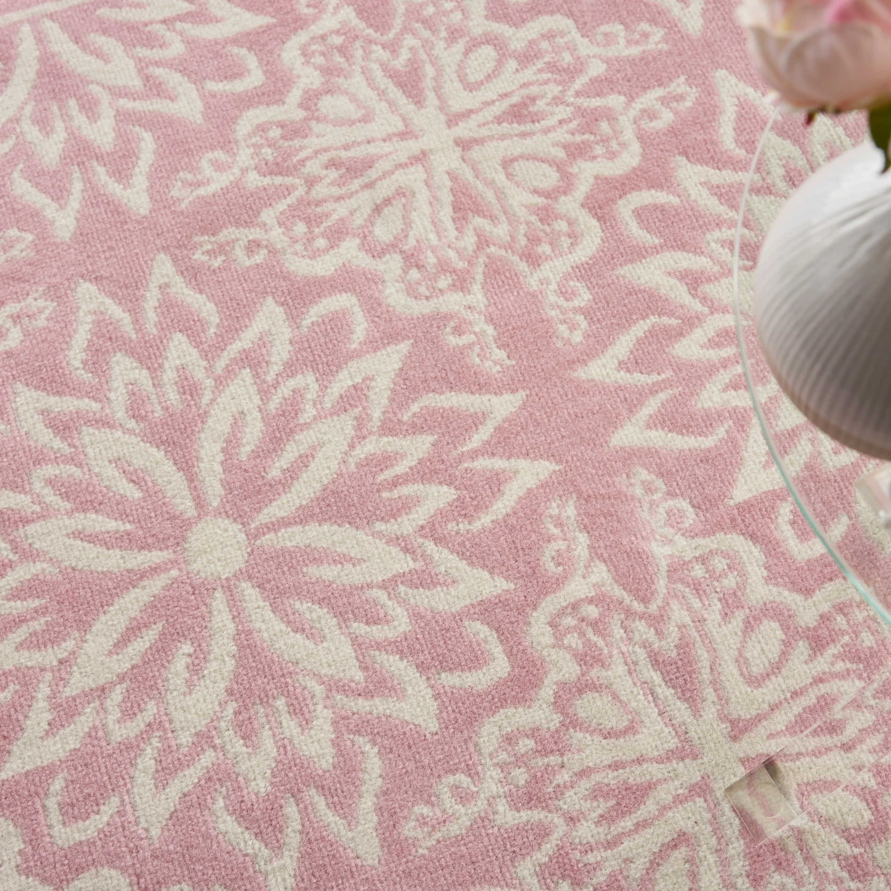 Nourison Jane Floral Medallion Indoor only Area Rug