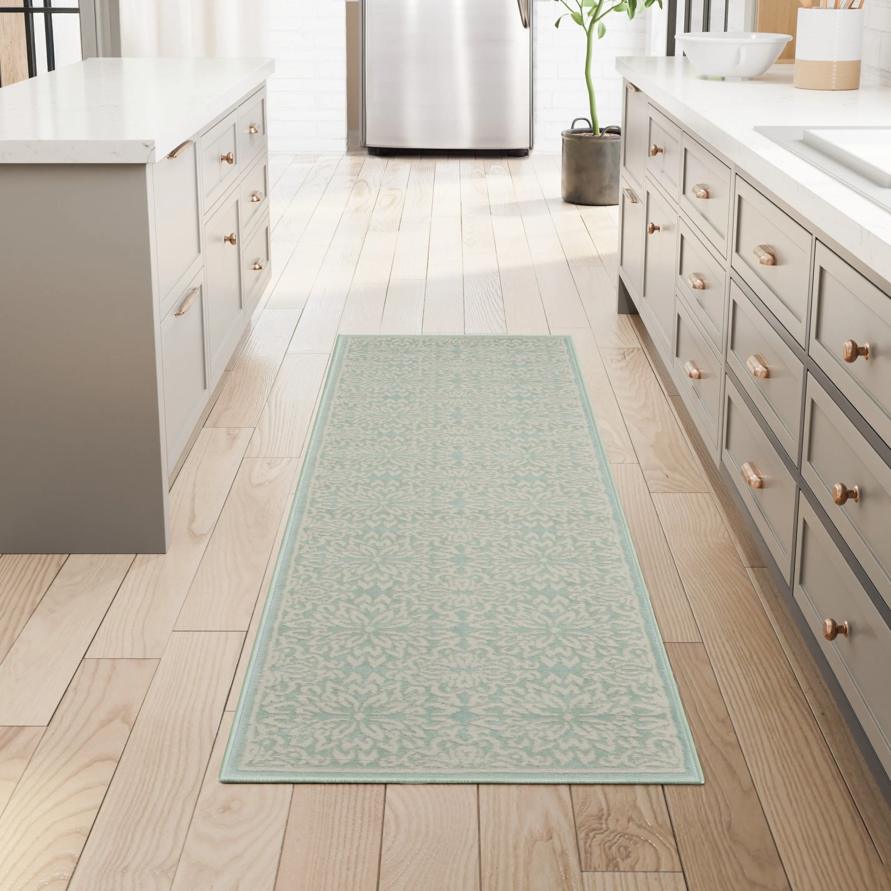 Nourison Jane Floral Medallion Indoor only Area Rug