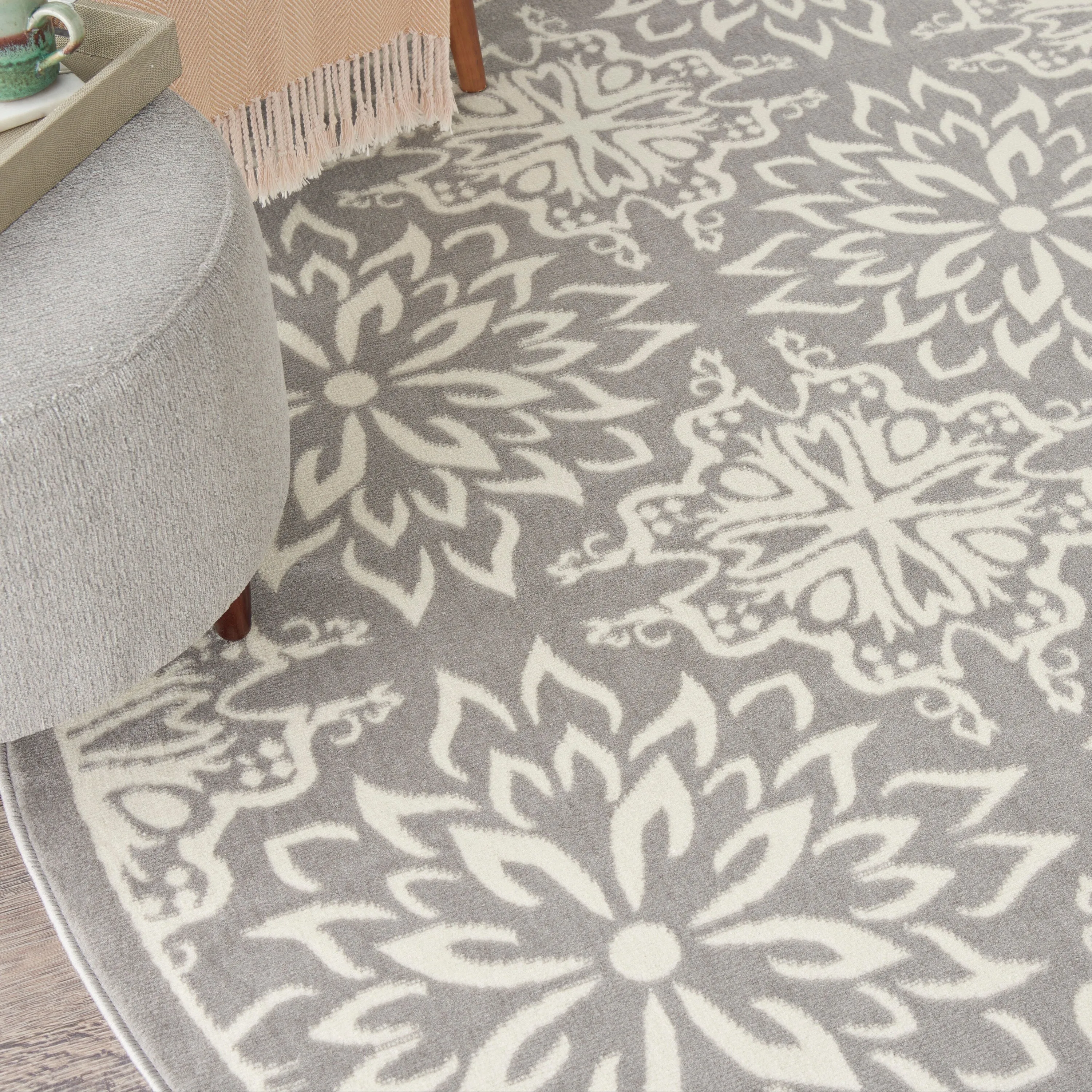 Nourison Jane Floral Medallion Indoor only Area Rug