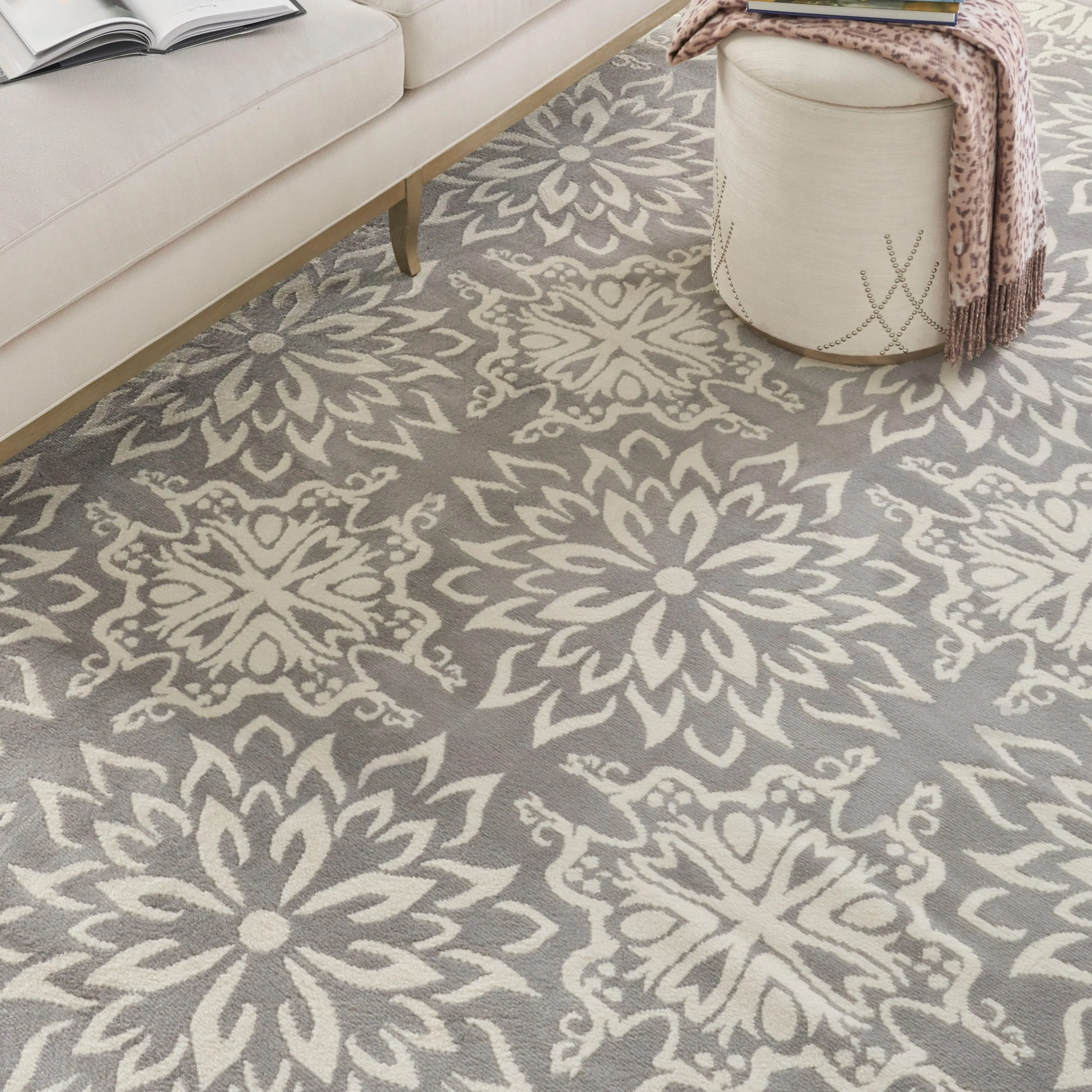 Nourison Jane Floral Medallion Indoor only Area Rug