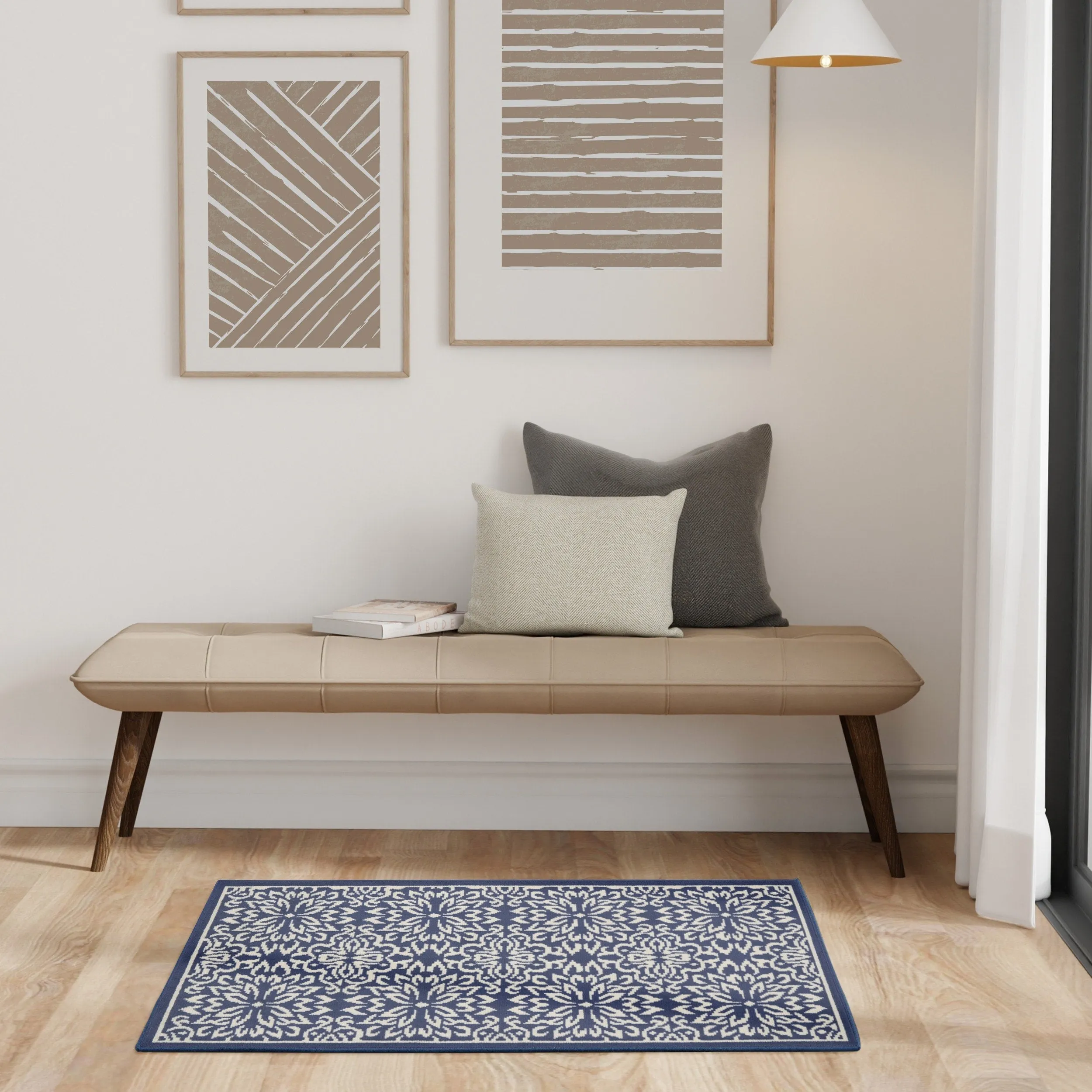 Nourison Jane Floral Medallion Indoor only Area Rug