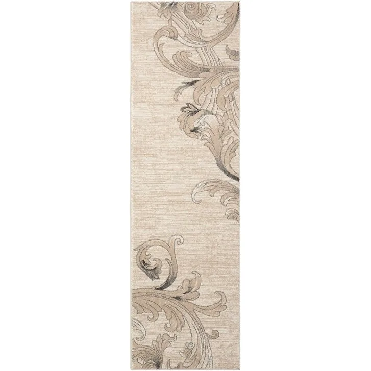 Nourison Maxell Abstract Ombre Damask Floral Botanical Area Rug