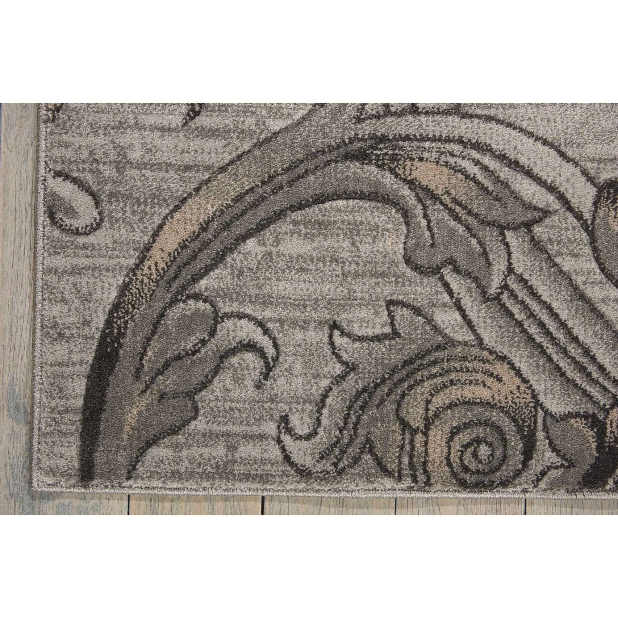 Nourison Maxell Abstract Ombre Damask Floral Botanical Area Rug
