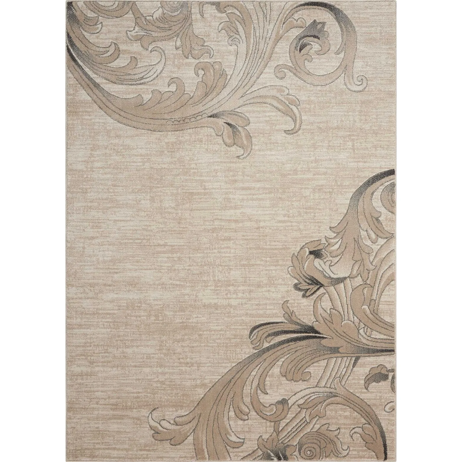 Nourison Maxell Abstract Ombre Damask Floral Botanical Area Rug