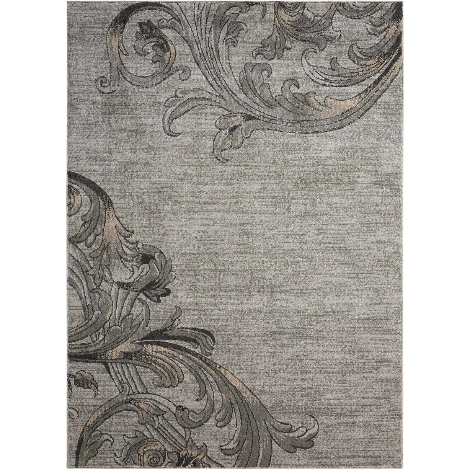 Nourison Maxell Abstract Ombre Damask Floral Botanical Area Rug
