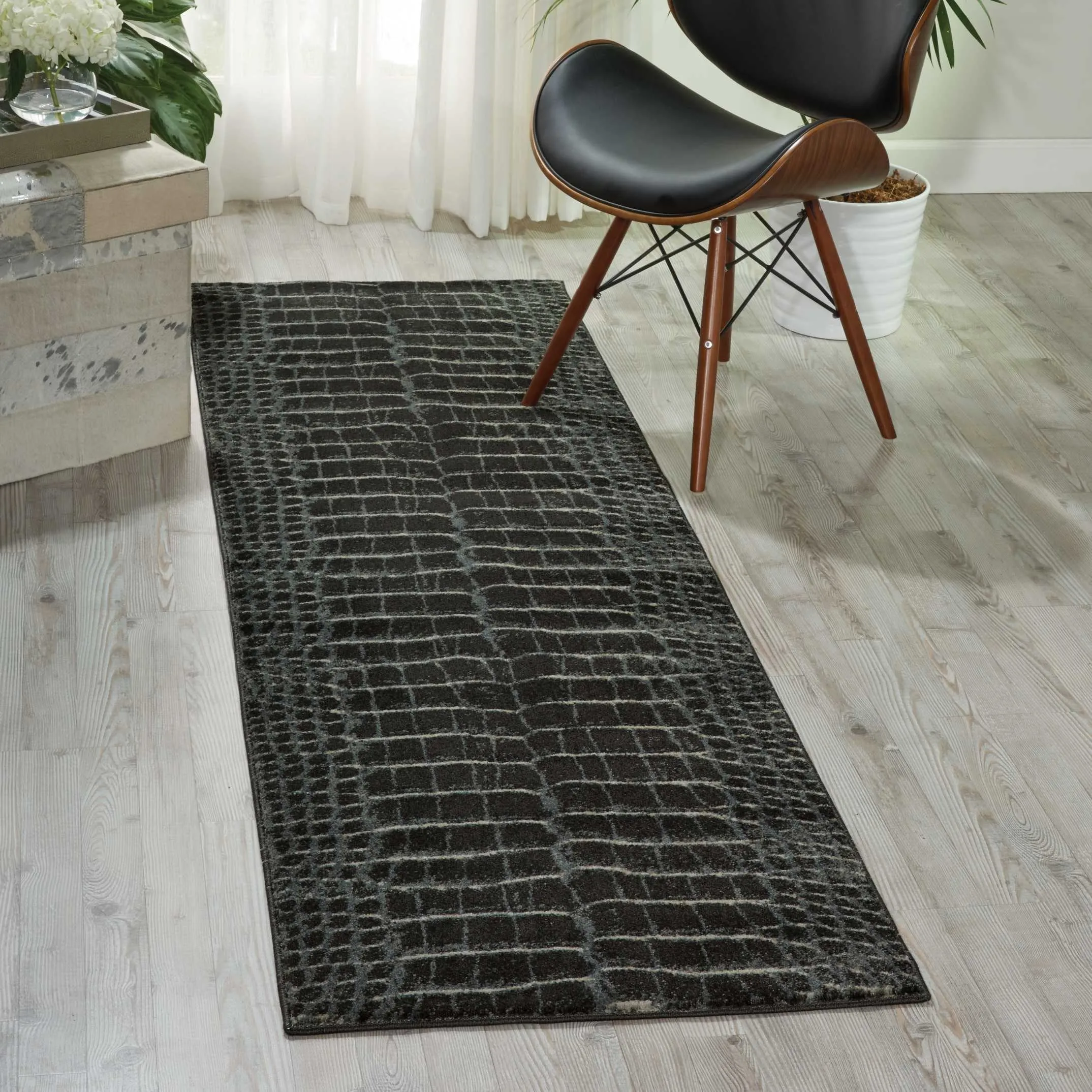 Nourison Maxell Modern Snake Print Area Rug